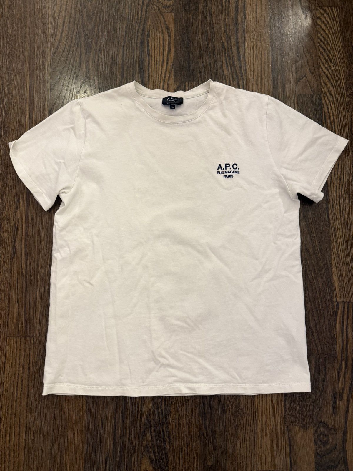 A.P.C. A.P.C Rue Madame Paris Logo T-Shirt Size US M / EU 48-50 / 2 - 2 Thumbnail