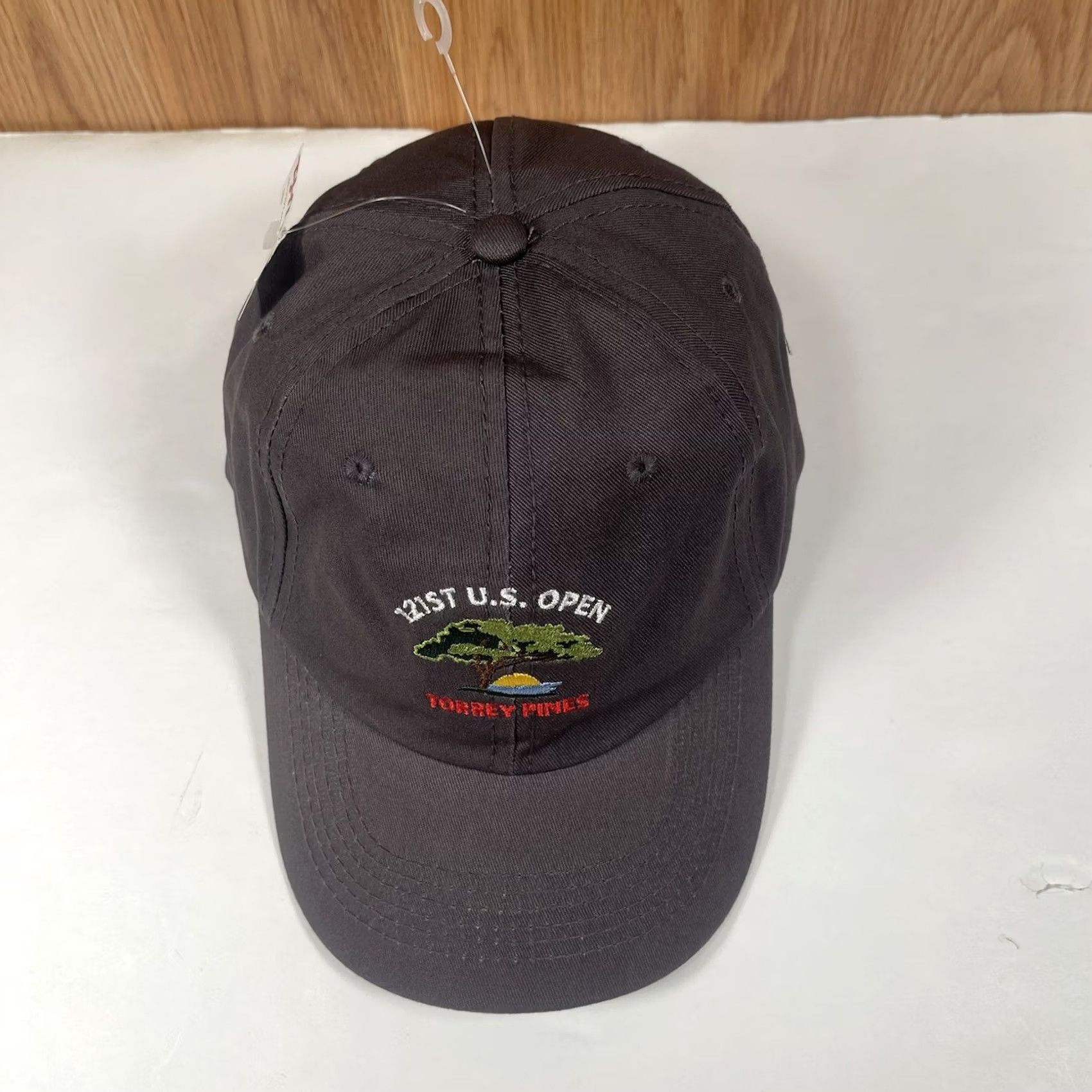 Vintage USGA Hat Gray Adult Adjustable StrapBack Cap Torrey Pines 121st US Open Logo EMBROIDERED Baseball Cap Mens Womens Unisex Adults Shirt Cat: Hat Size ONE SIZE - 2 Thumbnail