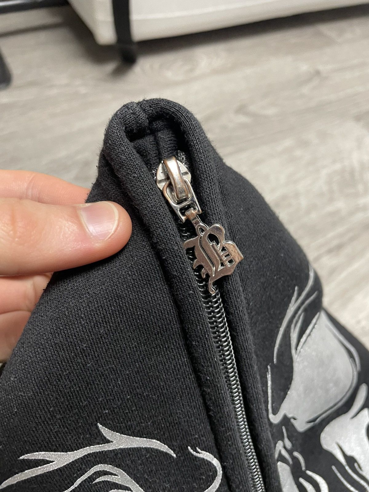 Other Vintage Skeleton Skull Head Full Zip-Up Hoodie Y2K Size US M / EU 48-50 / 2 - 10 Thumbnail