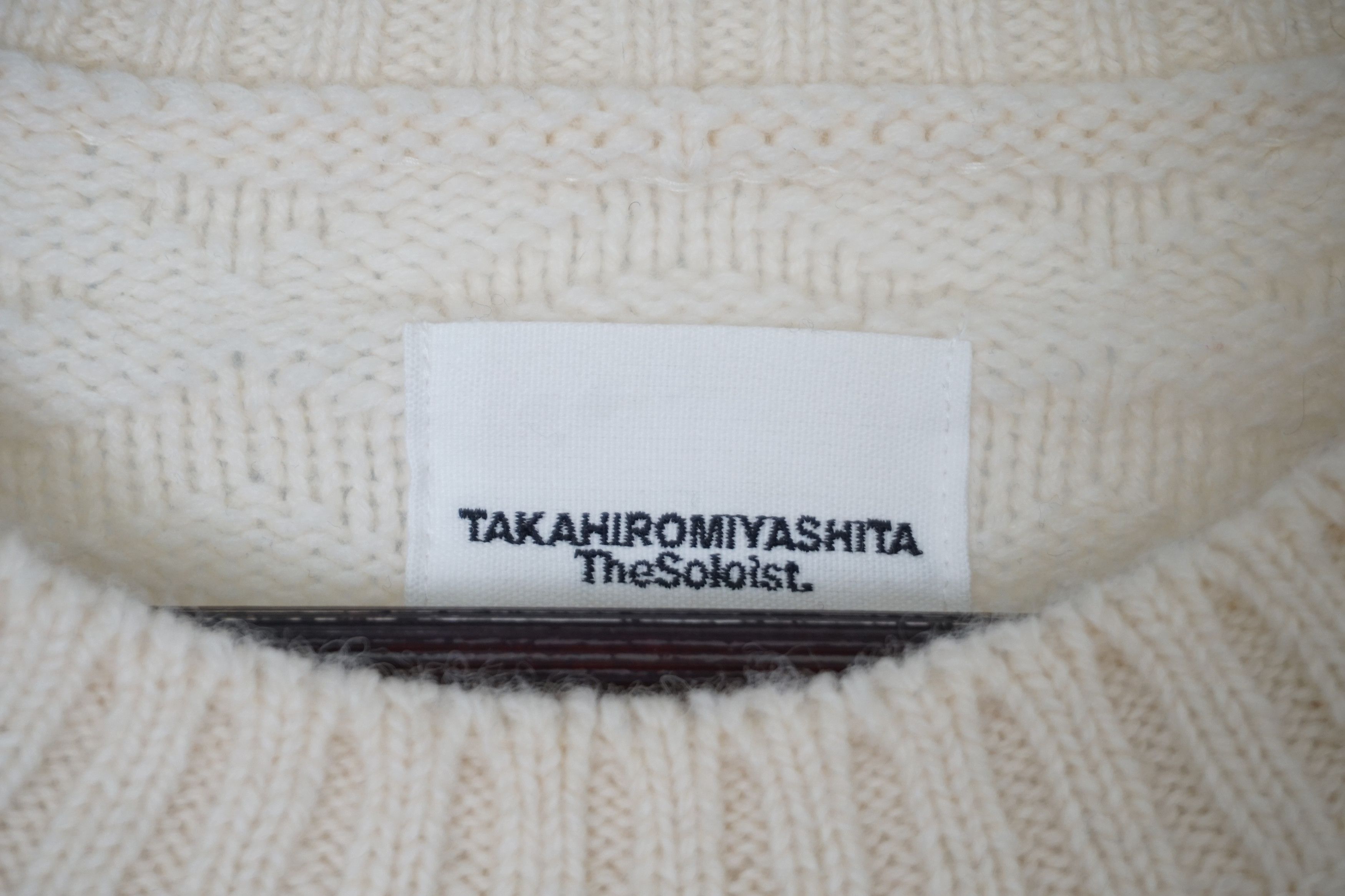 Takahiromiyashita The Soloist. FW20 Aran Knit Sweater Size US S / EU 44-46 / 1 - 5 Thumbnail
