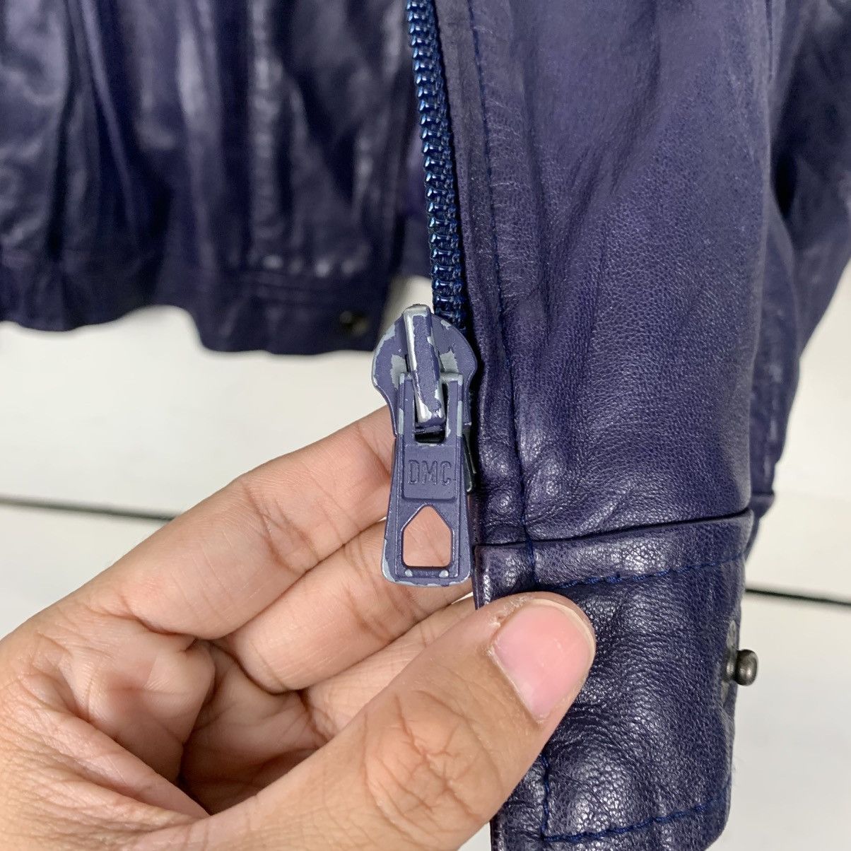 Other Daniel D. Leather Jacket Made In France Size US S / EU 44-46 / 1 - 14 Thumbnail