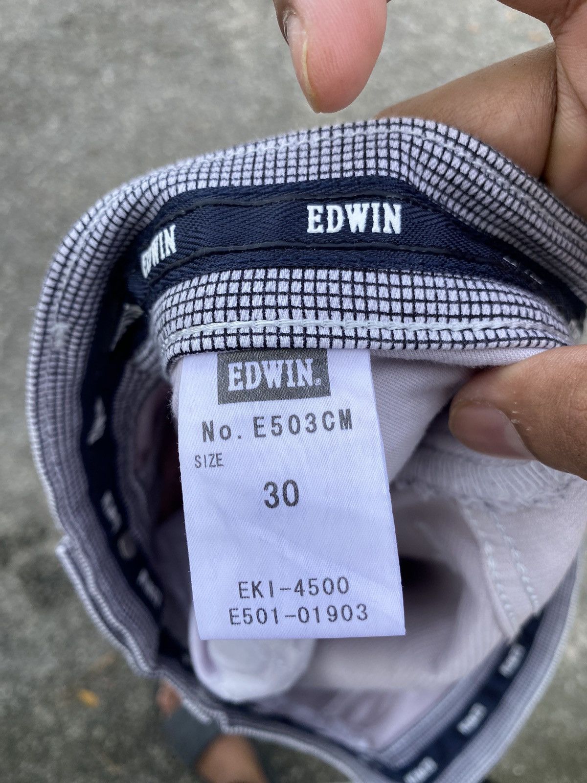 Edwin 🔥 Made in Japan 🔥❗️Vintage Edwin Checkered Pant Size US 32 / EU 48 - 11 Thumbnail
