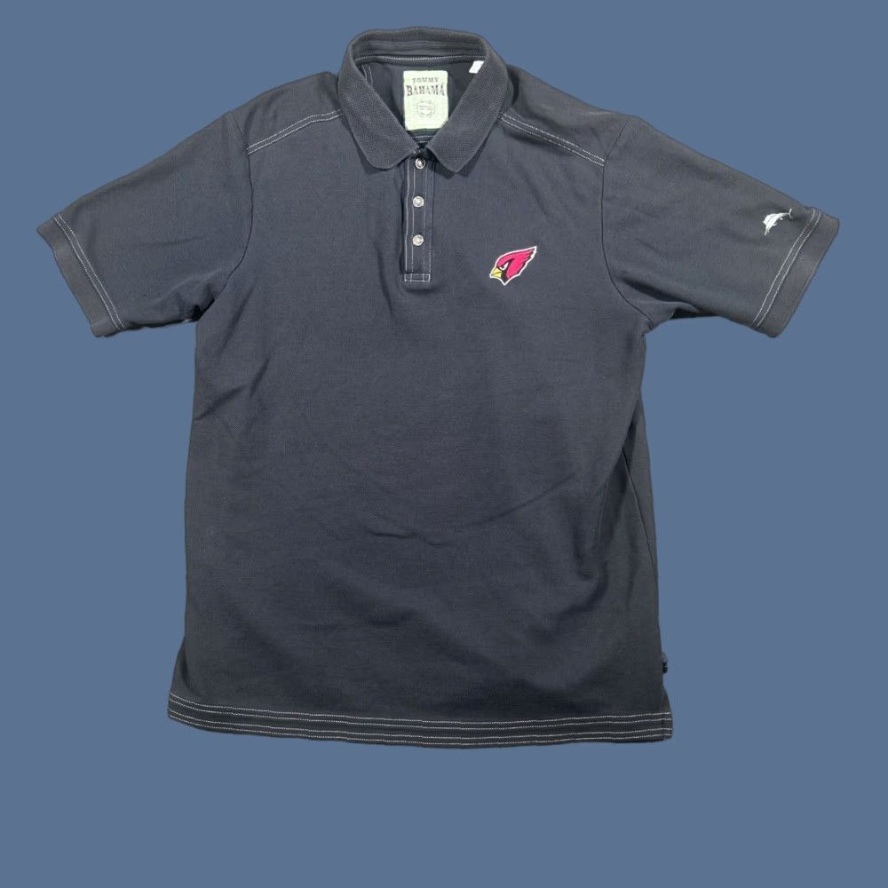 Tommy Bahama Tommy Bahama Polo Short Sleeve Shirt Black Medium Mens Button-Up Embroidered Cotton Polyester Size US M / EU 48-50 / 2 - 1 Thumbnail