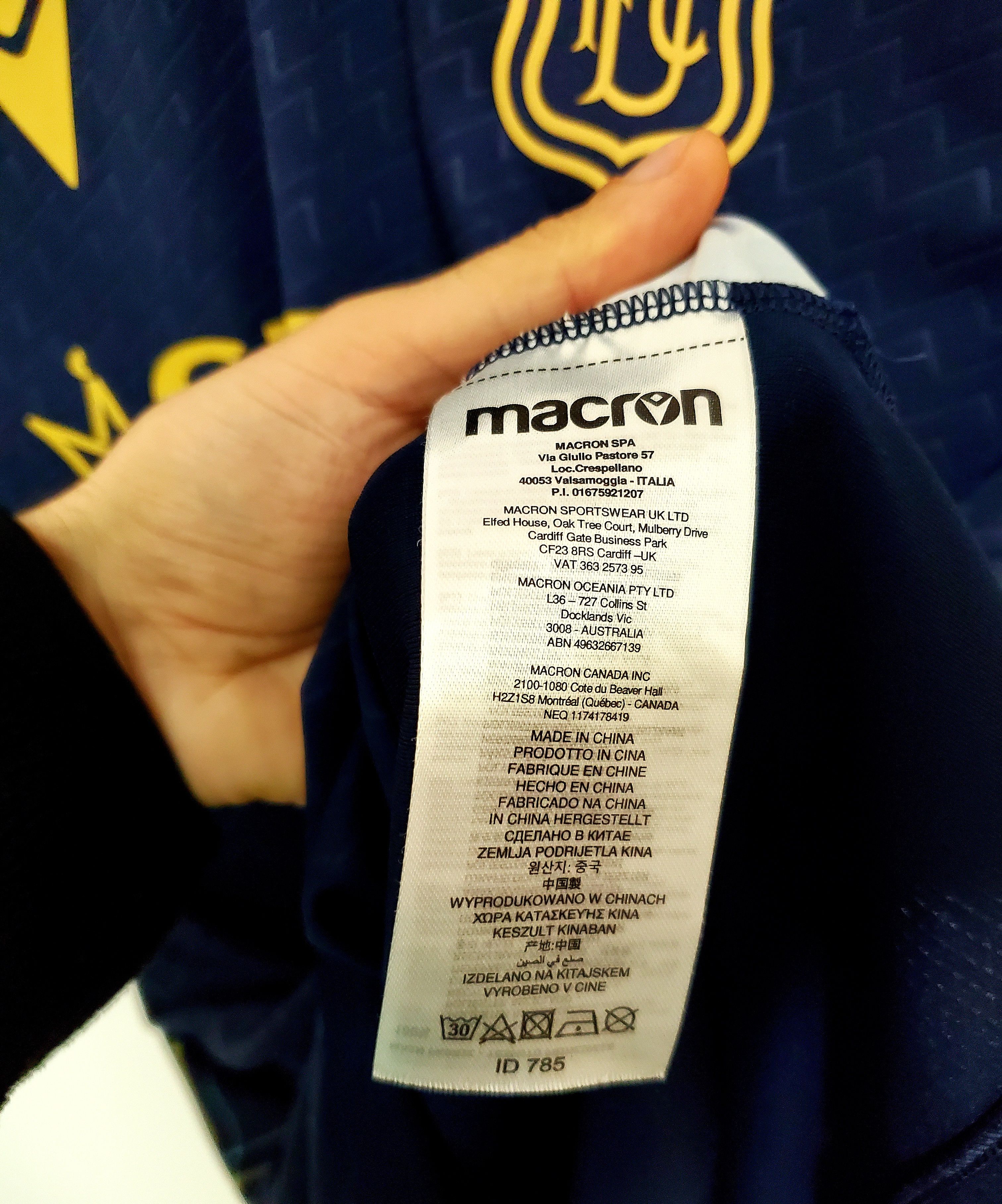 Macron 2023-24 Dundee Macron Home soccer jersey new condition L Size US L / EU 52-54 / 3 - 5 Thumbnail