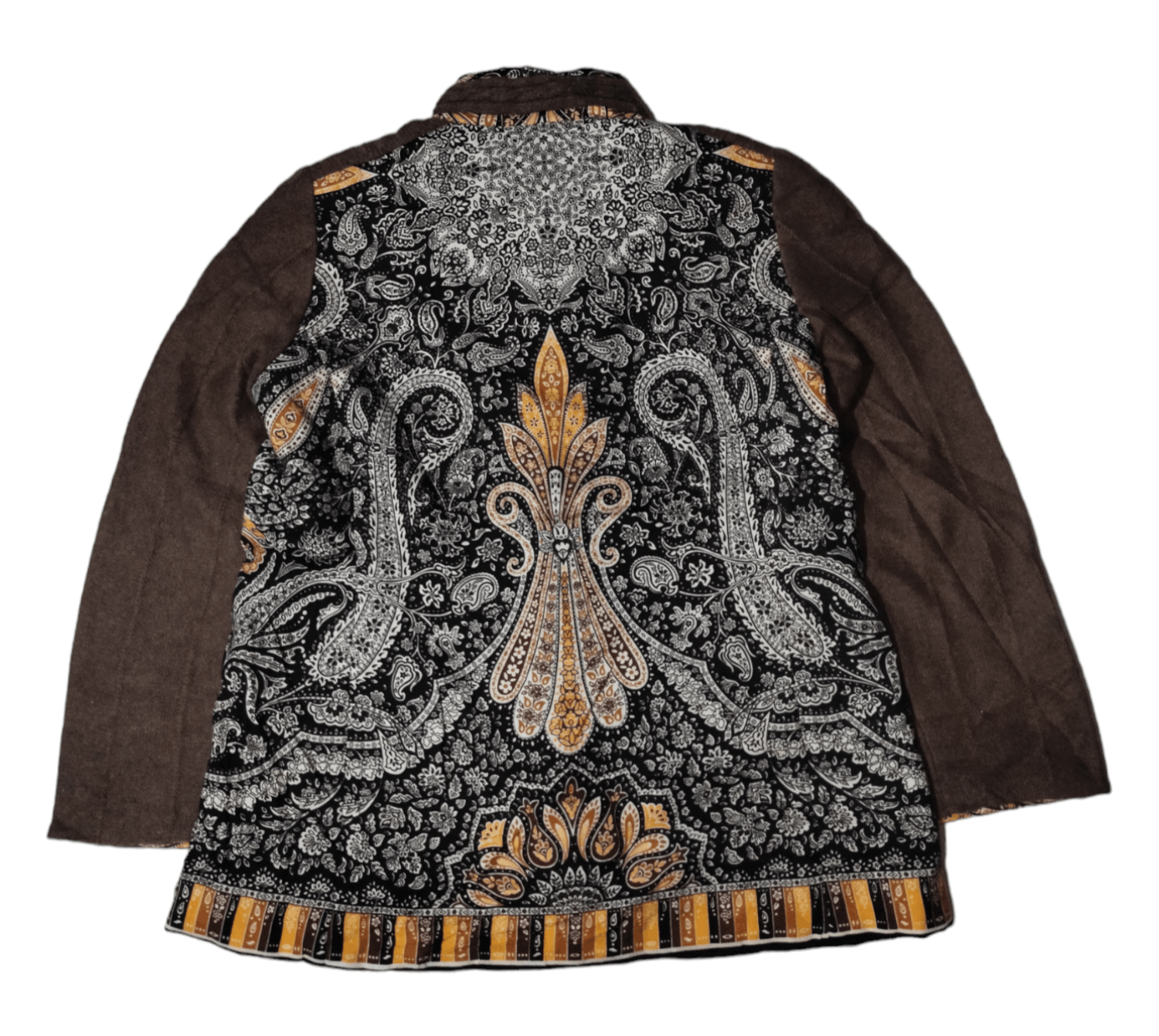 Japanese Brand × Vintage Mima moda Batik & knit jacket Size M / US 6-8 / IT 42-44 - 1 Thumbnail