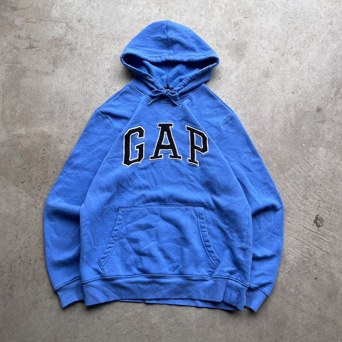 Gap GAP Relaxed Fit Light Blue Pullover Hoodie Size US S / EU 44-46 / 1 - 1 Thumbnail