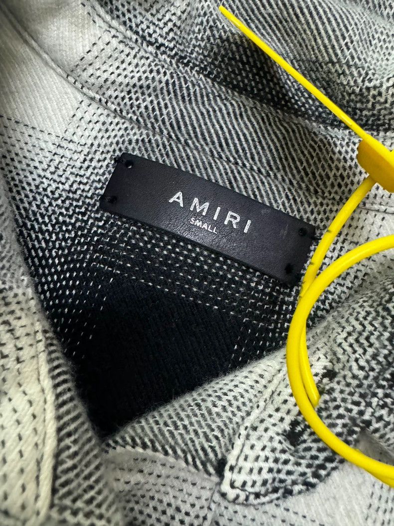 Amiri Amiri Black and white plaid broken ring shirt 2501-Nextarro Size US S / EU 44-46 / 1 - 3 Thumbnail