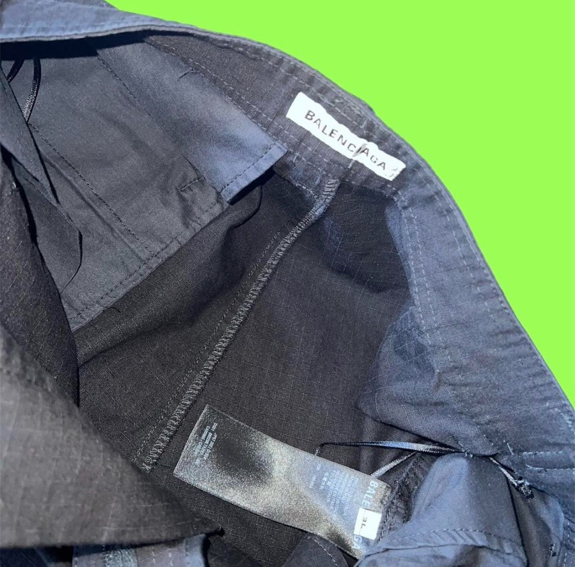 Balenciaga Balenciaga Ripstop Maxi Skirt Size 29" - 4 Thumbnail