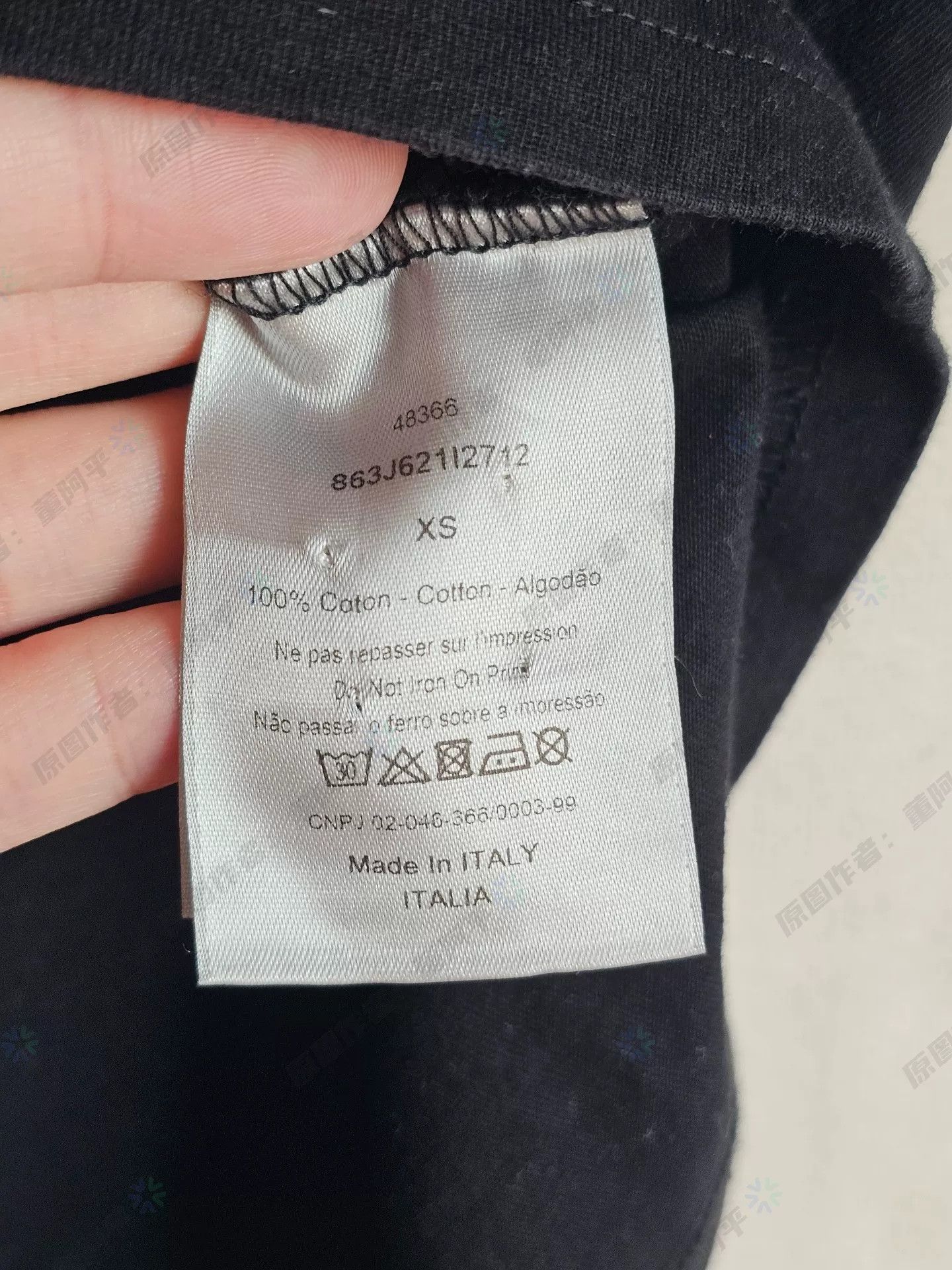 Dior Dior Black Logo Short Sleeve T-Shirt Size US XS / EU 42 / 0 - 5 Thumbnail