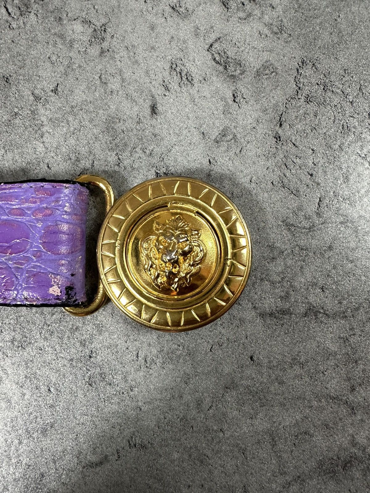 Versace Waist Belt Vintage Luxury Elegance Lion Medusa Italy