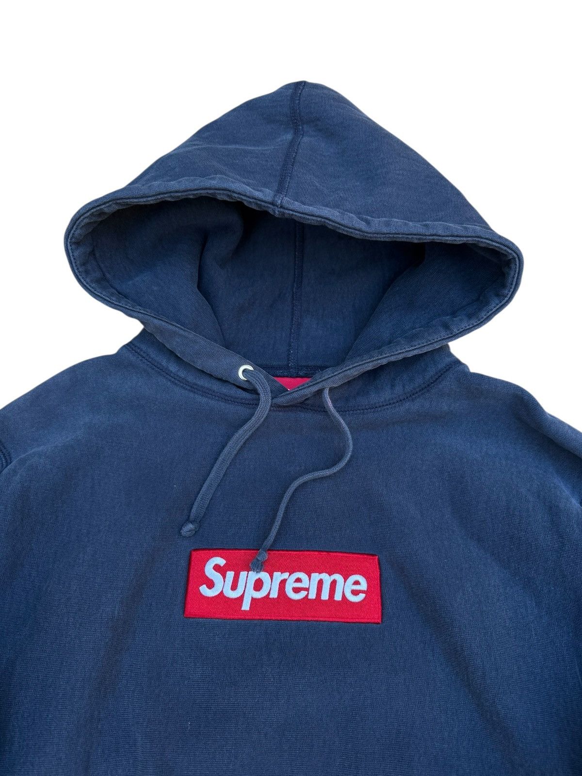 Supreme Supreme 2012 navy box logo hoodie Size US M / EU 48-50 / 2 - 4 Thumbnail