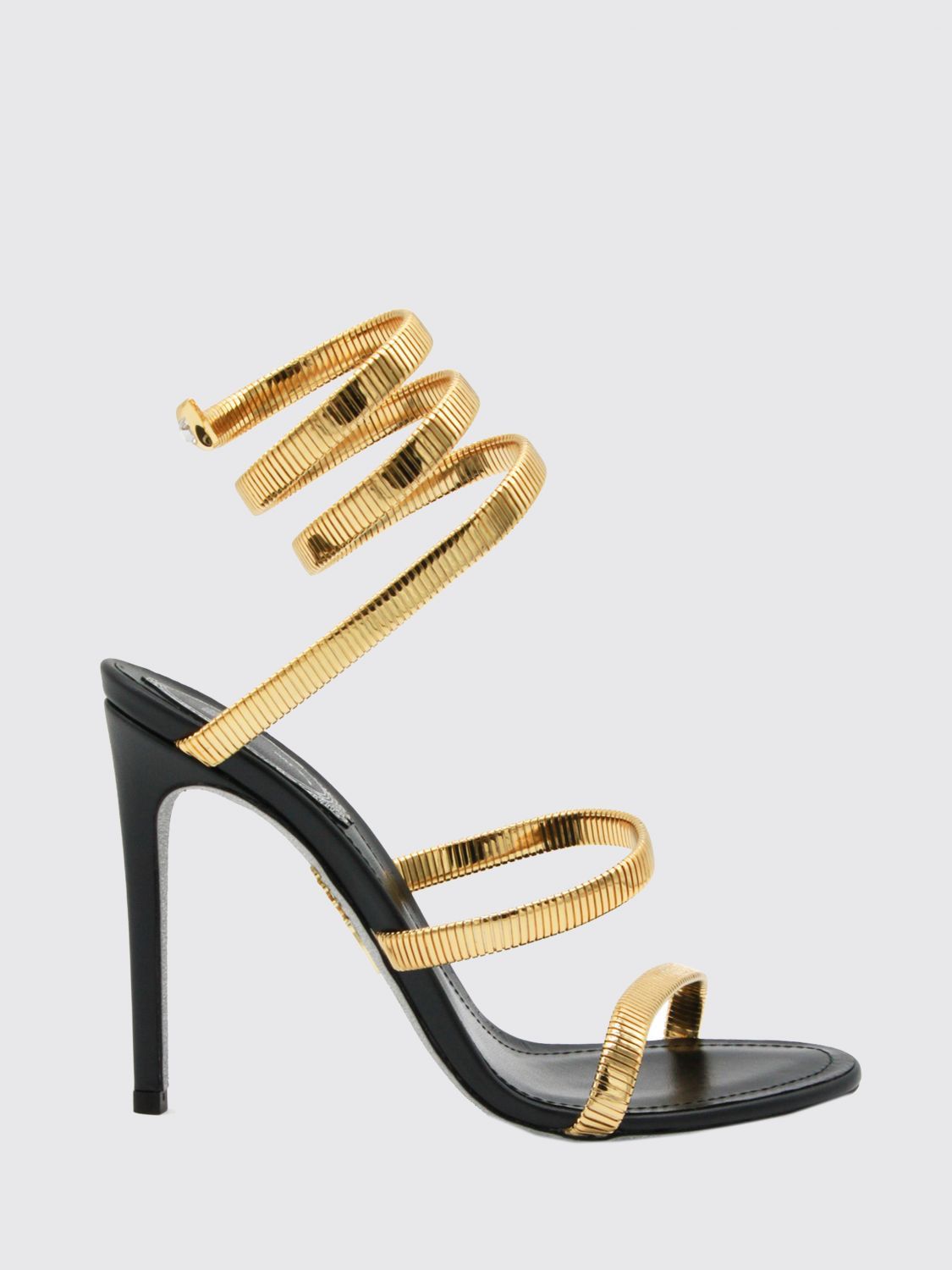 Rene Caovilla Heeled Sandal Woman Black, Women's (Size 7.5)