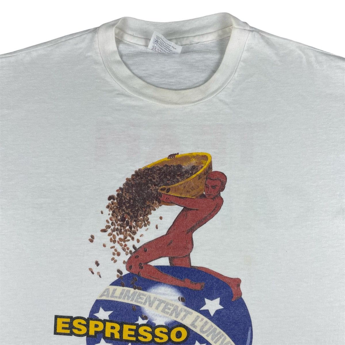 Hanes × Vintage Vintage Espresso Roma Cafe t shirt Size US L / EU 52-54 / 3 - 2 Thumbnail