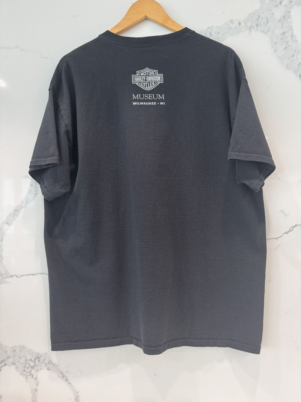 Harley Davidson Vintage Y2K Harley Davidson Museum T Shirt Black X-Large Size US XL / EU 56 / 4 - 7 Thumbnail