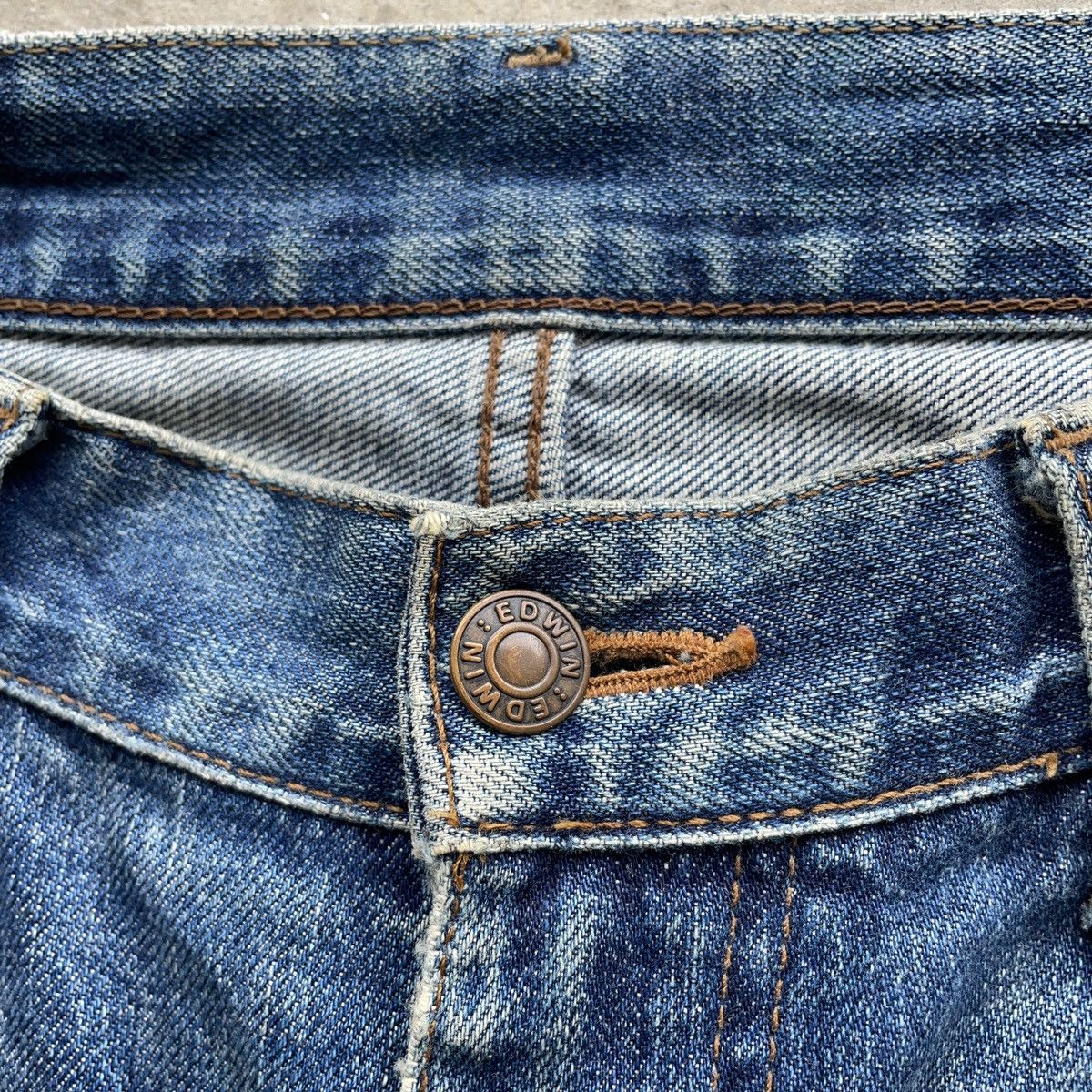 Edwin W30x29💥 Vintage Edwin 503 Faded Denim Jeans Pants Size US 30 / EU 46 - 6 Thumbnail