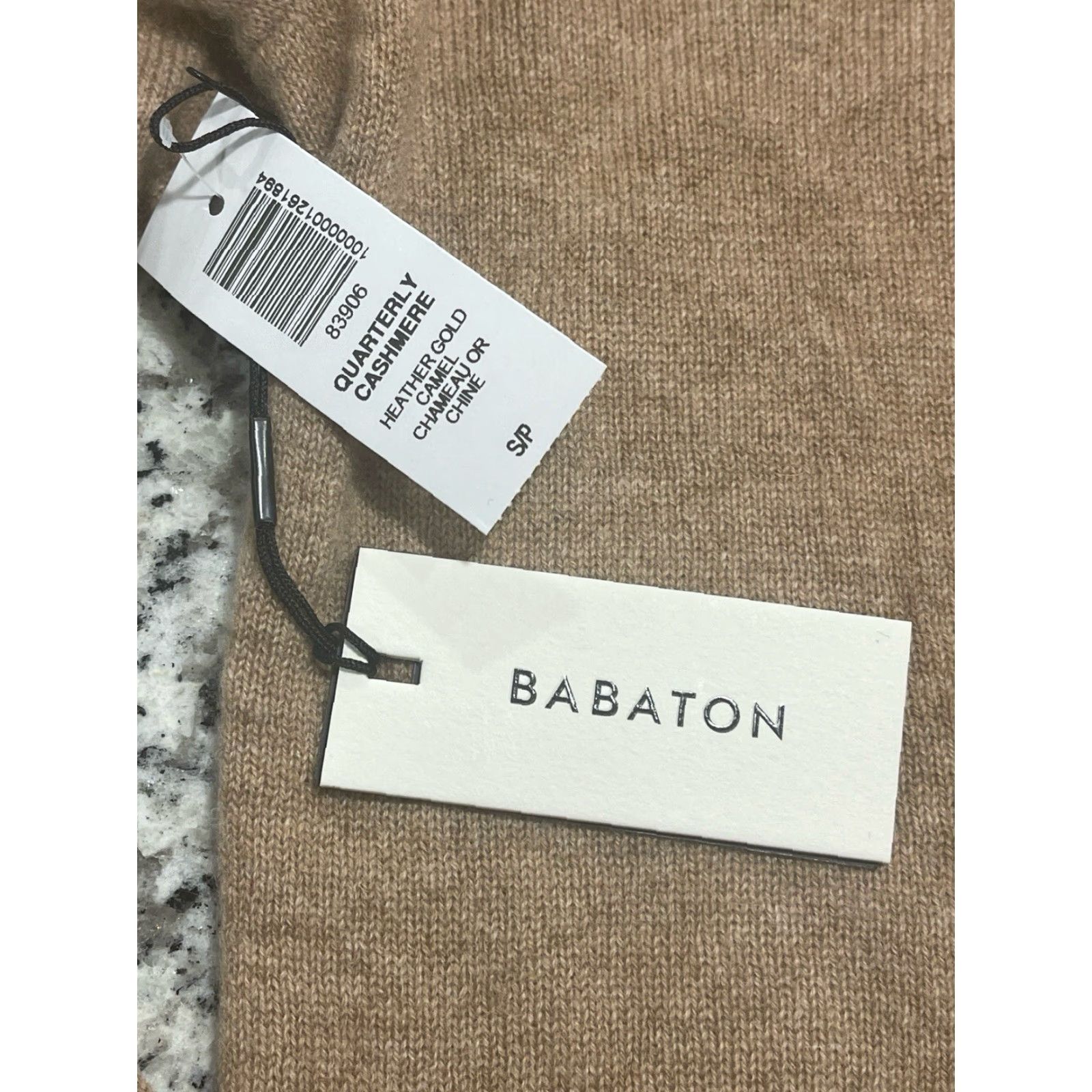 Vintage Babaton Knit Top Shirt Women's S Heather Gold Camel Cashmere Pullover Sweater 100% Cashmere Regular Size S Womens Size S / US 4 / IT 40 - 3 Thumbnail