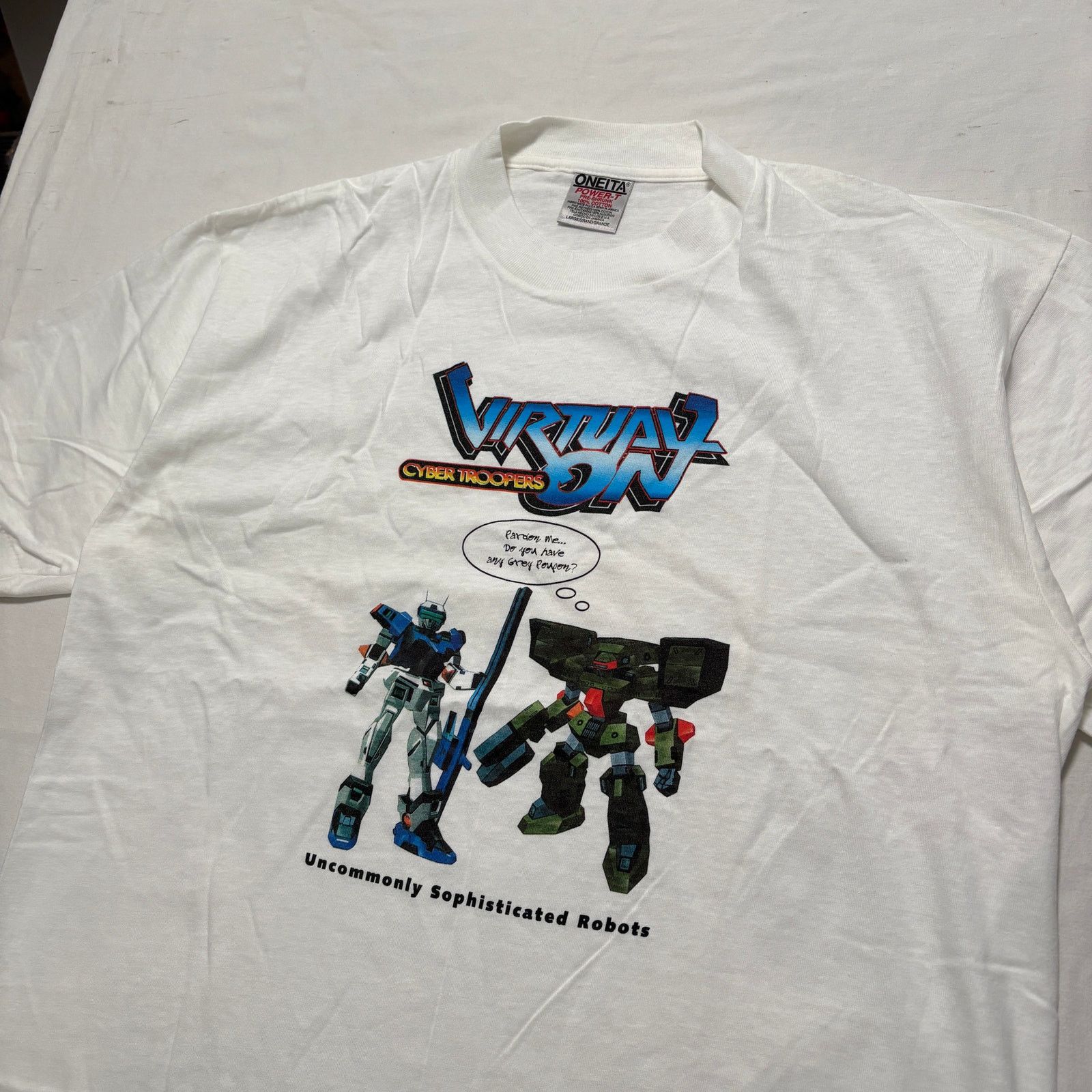 Other Deadstock VTG 90's Virtual On Cyber Promo T-Shirt White L Size US L / EU 52-54 / 3 - 2 Thumbnail