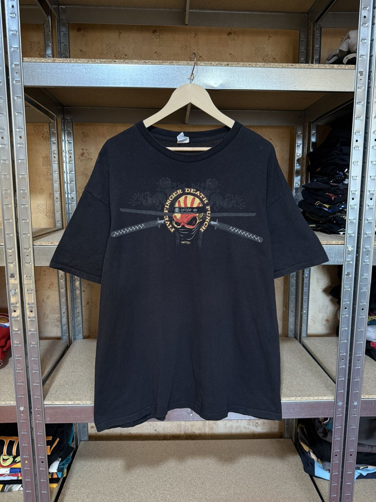 Band Tees × Vintage Vintage 2010 Five Finger Death Punch Rock Band T-Shirt Y2K Size US XXL / EU 58 / 5 - 2 Thumbnail