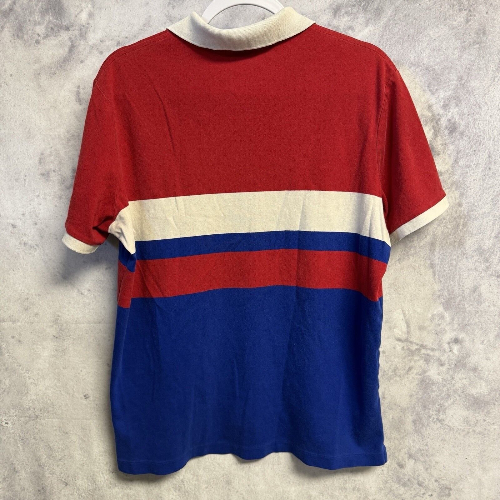 Polo Ralph Lauren Polo Ralph Lauren Spellout Shirt Mens Medium Red/Blue Collar Size US M / EU 48-50 / 2 - 2 Thumbnail