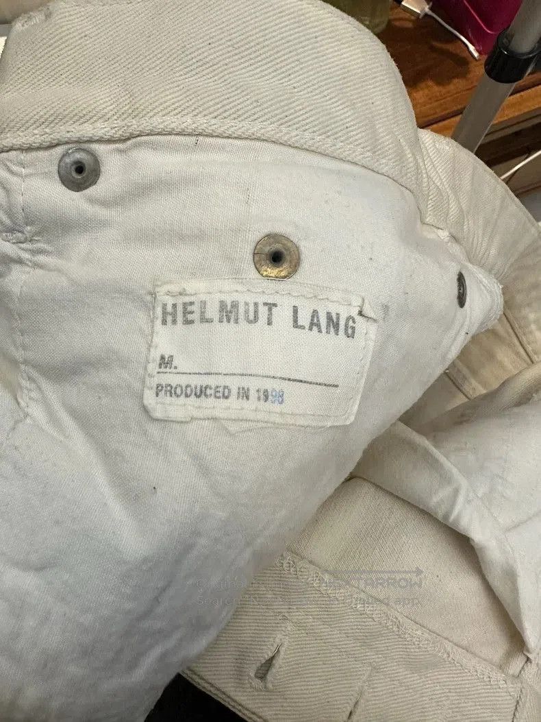 Helmut Lang Helmut Lang Vintage Burned Denim Pants. Size US 33 - 6 Thumbnail