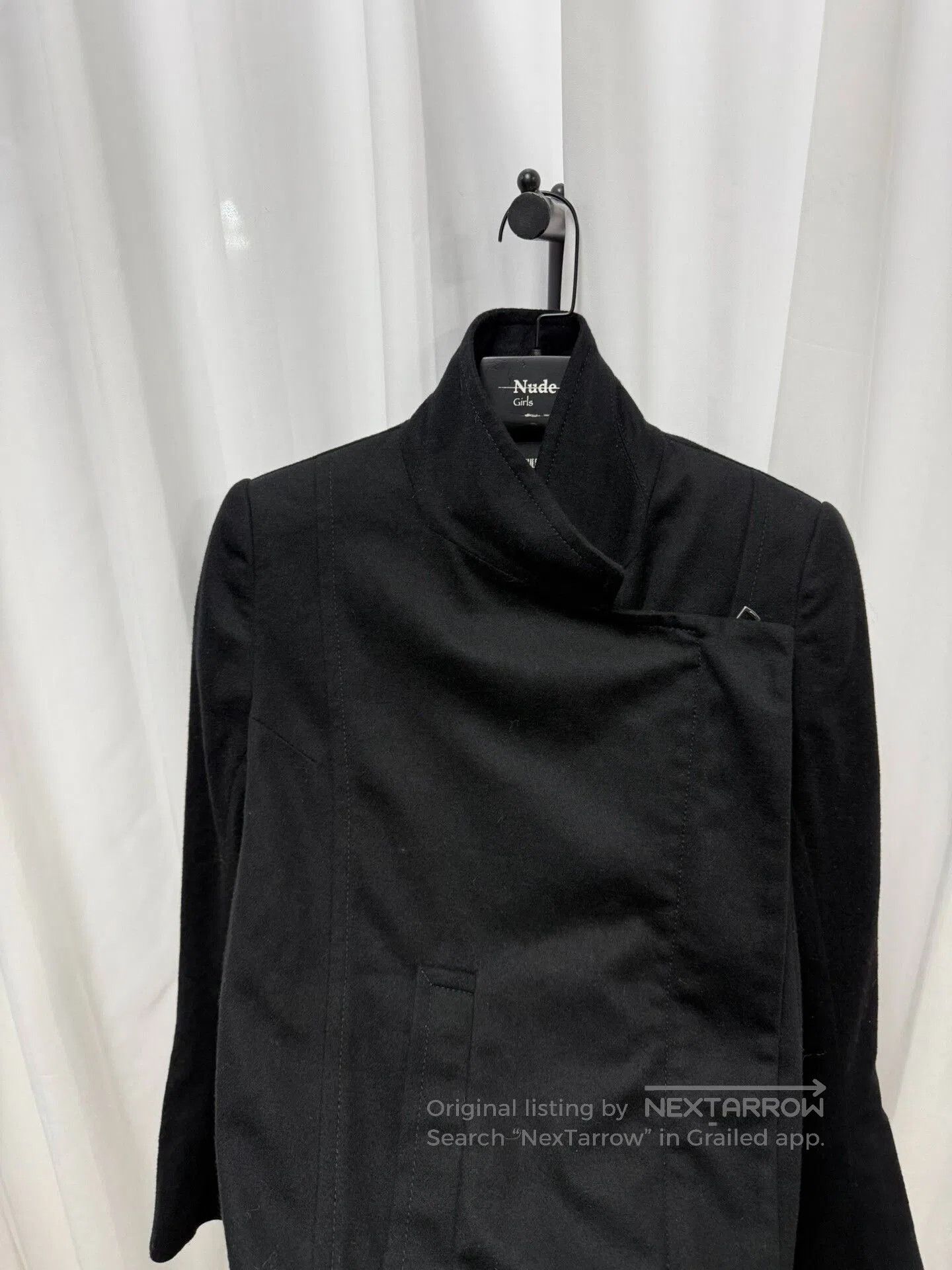 Ann Demeulemeester Ann Demeulemeester Cashmere Blend Runway Zip Jacket. Size XXS / US 00 / IT 34 - 5 Thumbnail