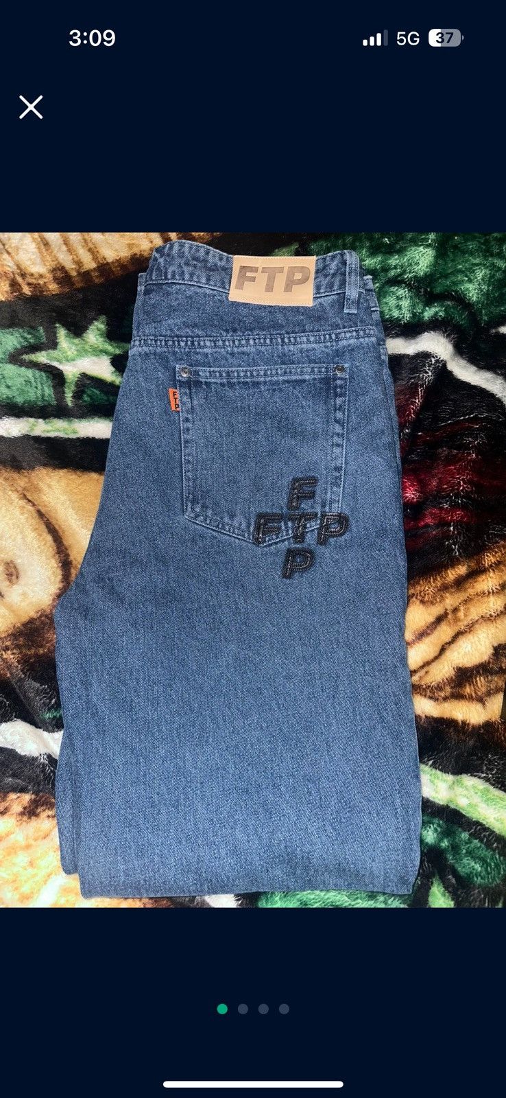 Fuck The Population FTP CROSS LOGO DENIM PANTS Size US 36 / EU 52 - 1 Thumbnail