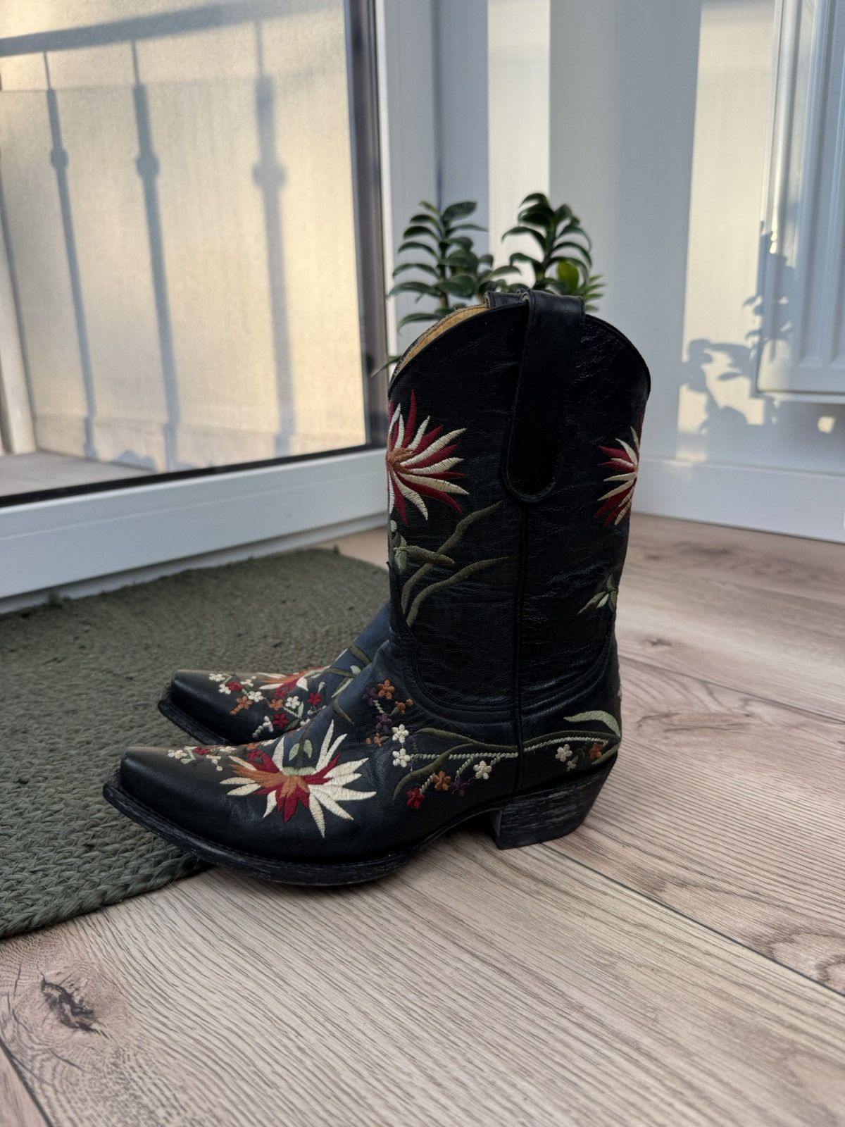 Cowboy Equipment × Mexicana × Vintage Grinders Mexican Leather Cowboy Boots Size US 5 / EU 37 - 5 Thumbnail