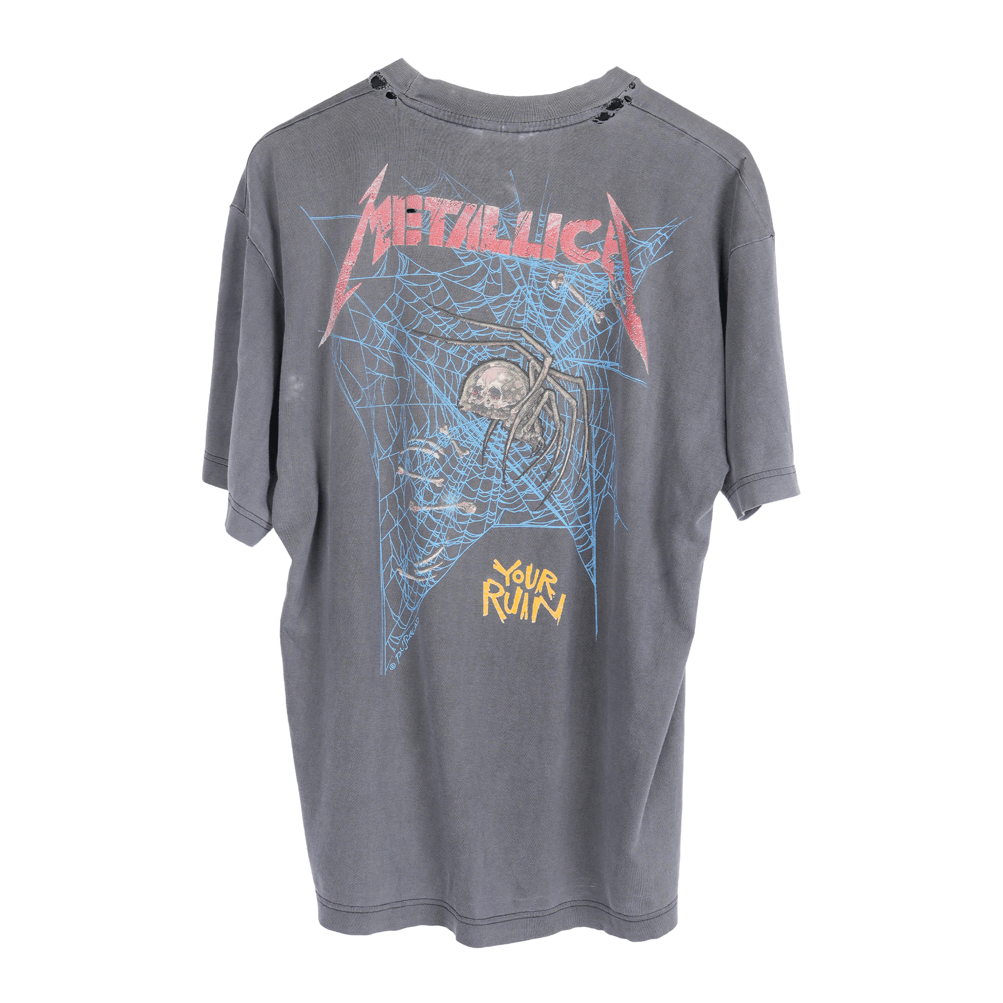 Vintage VINTAGE 90'S FADED METALLICA YOUR RUIN BAND TEE Size US XL / EU 56 / 4 - 2 Thumbnail