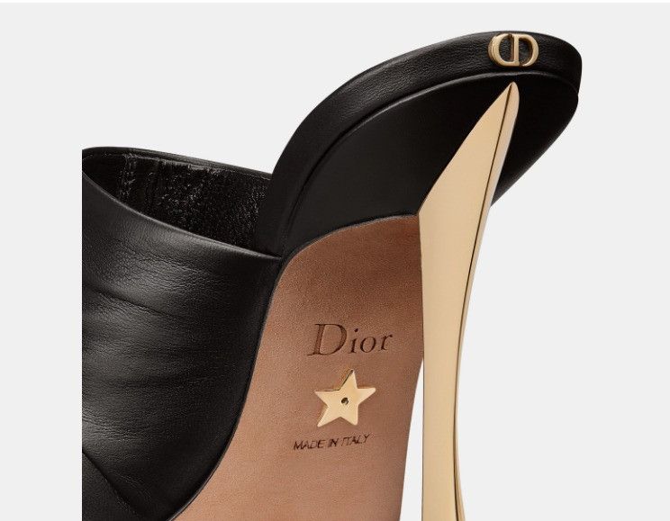 Dior o1w1db11024 D-Fame Heeled Sandals in Black Size US 6 / IT 36 - 5 Thumbnail