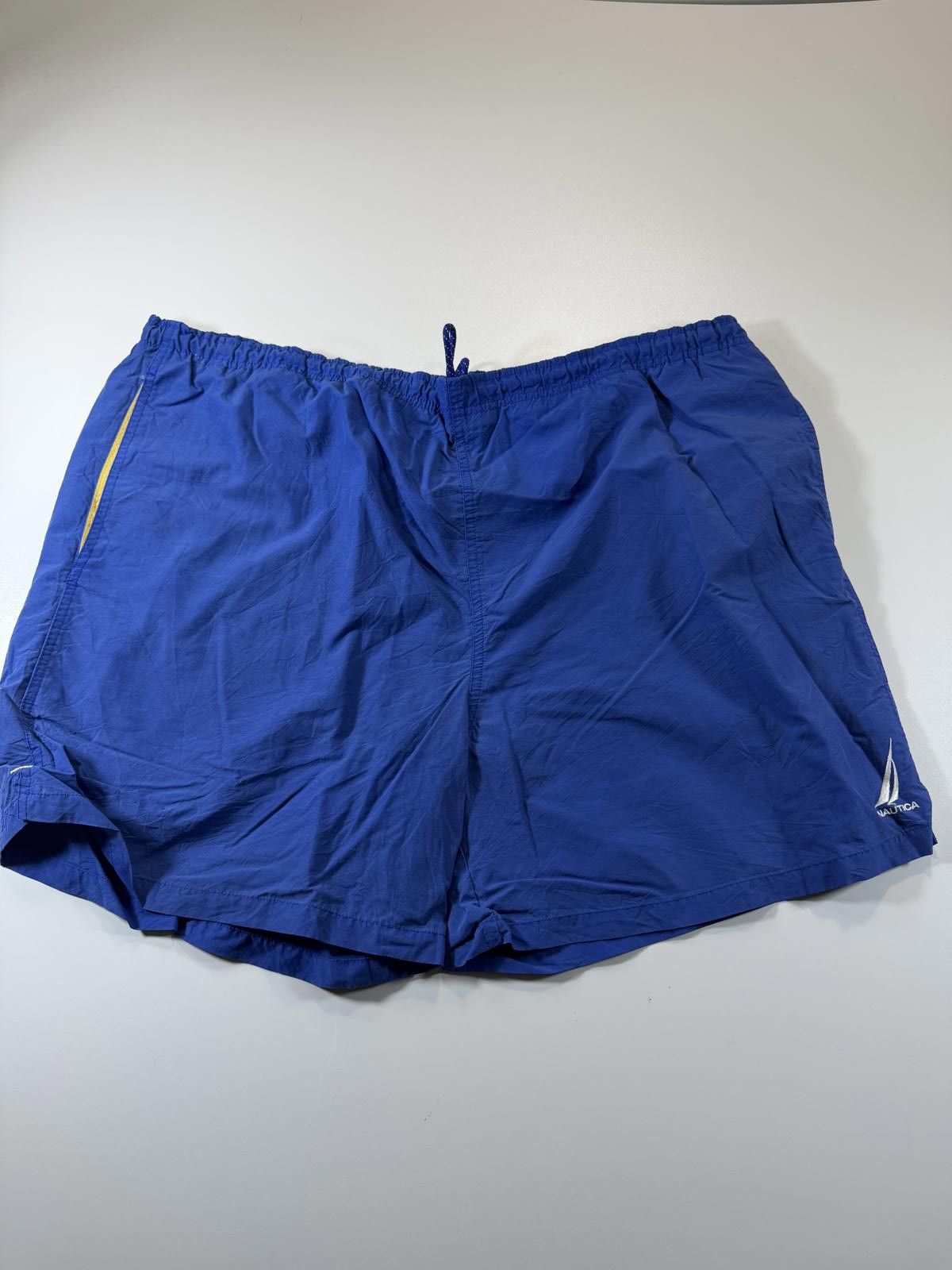 Nautica Nautica Men's Blue Swim Shorts with Yellow XXL Size US 40 / EU 56 - 1 Thumbnail
