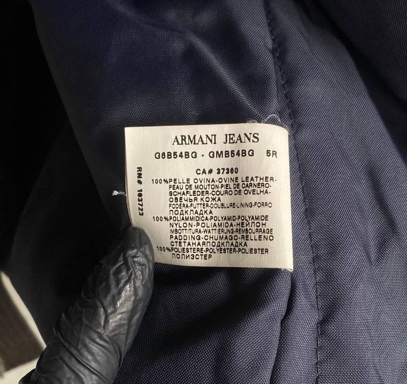 Armani Armani Leather Motorcycle Jacket Size US L / EU 52-54 / 3 - 4 Thumbnail