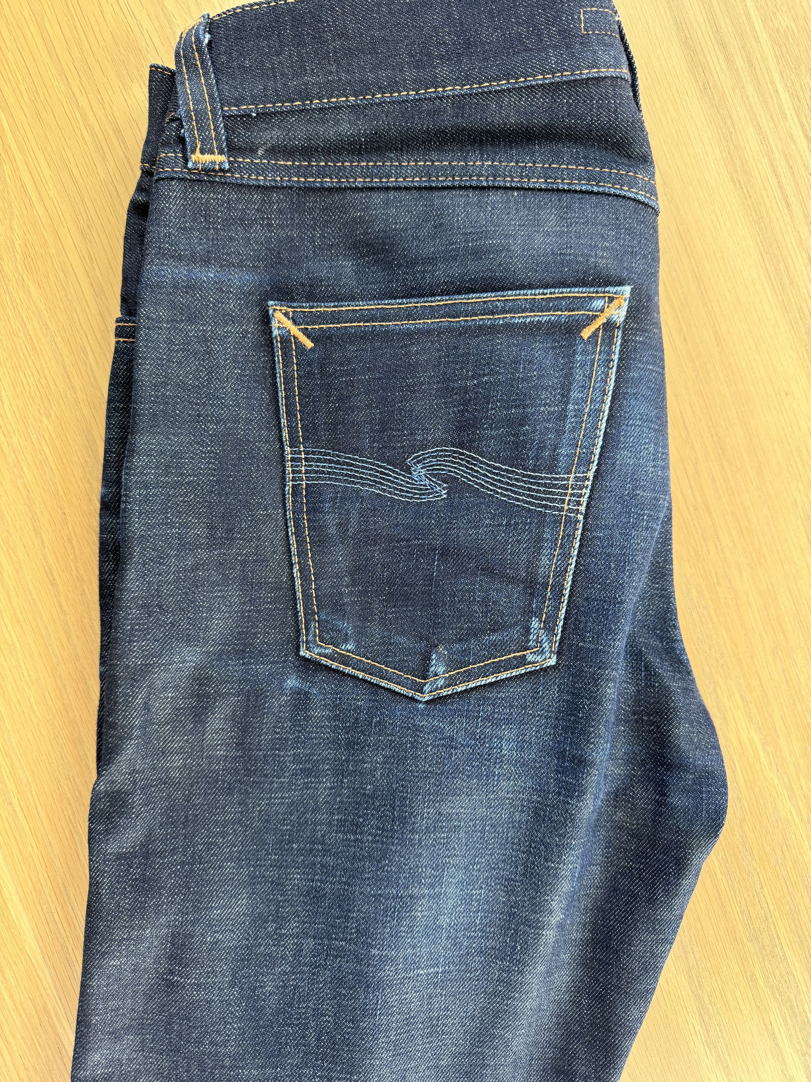 Nudie Jeans Nudie Jeans - Steady Eddie II - Dry Ace Selvage - 28x30 Size US 28 / EU 44 - 7 Thumbnail