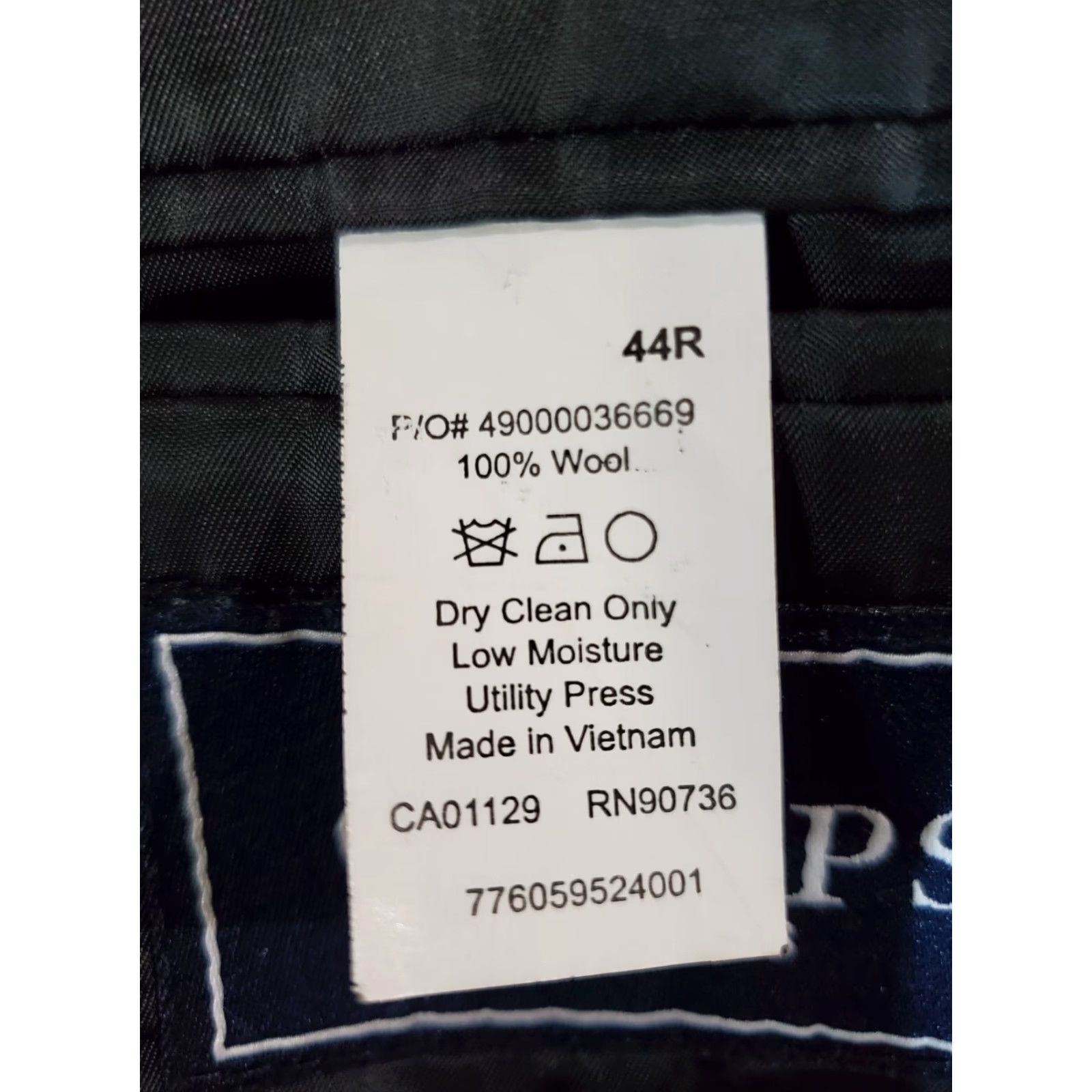 Chaps Chaps by Ralph Lauren Signature Gray 100% Wool Blazer Sport Coat Mens Size 44R Size 44R - 5 Thumbnail
