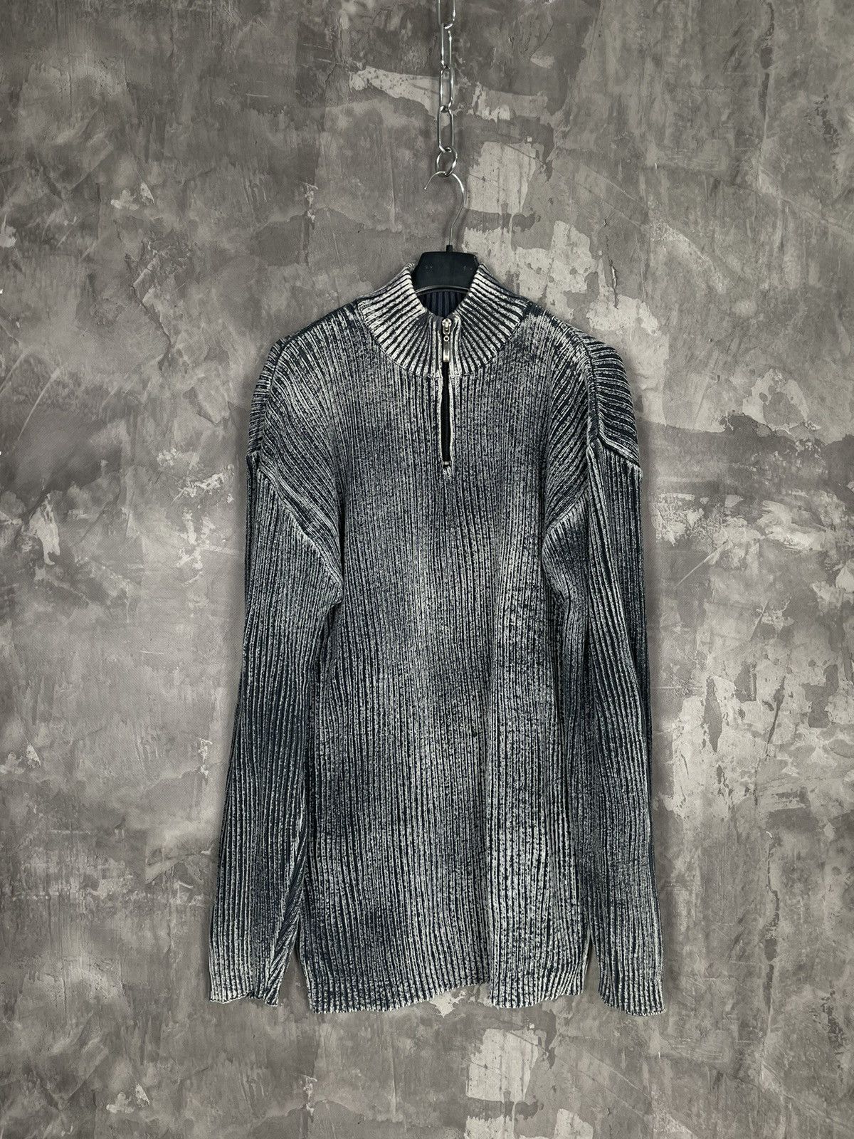 20471120 × Japanese Brand × Vintage Vintage Abstract Y2K Diesel Style Grunge 3D Sweater Size US L / EU 52-54 / 3 - 1 Thumbnail