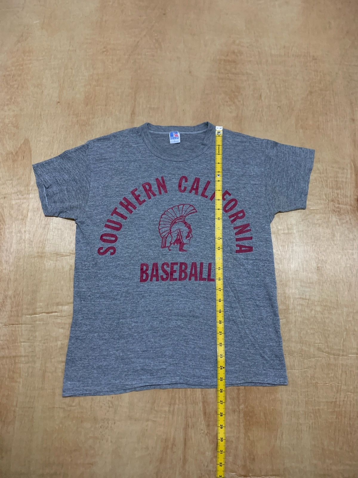 Russell Athletic × Vintage Vintage 80s Russell Athletic Baseball Tshirt Size US L / EU 52-54 / 3 - 5 Thumbnail