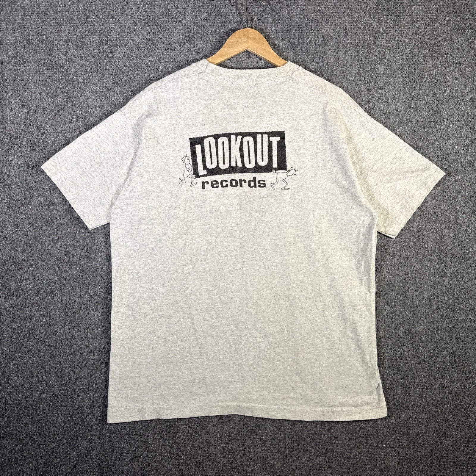 Band Tees Vintage The Smugglers Shirt Mens XL Gray 90s Lookout Records Size US XL / EU 56 / 4 - 5 Thumbnail