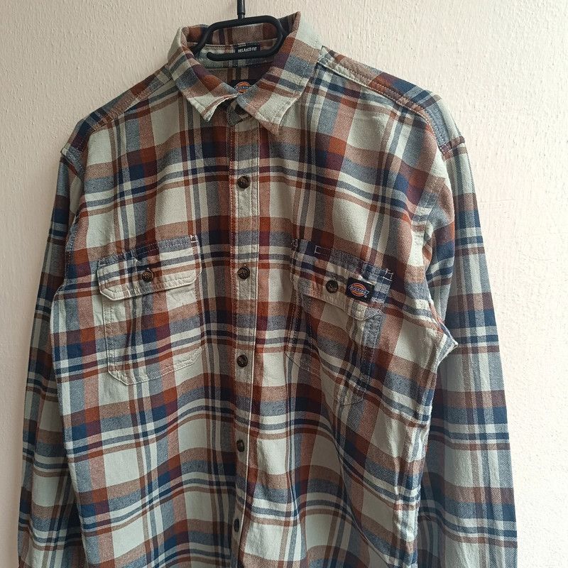 Dickies Dickies Flannel Plaid Shirt Mens Small S Pockets Long Sleeve Size US S / EU 44-46 / 1 - 2 Thumbnail