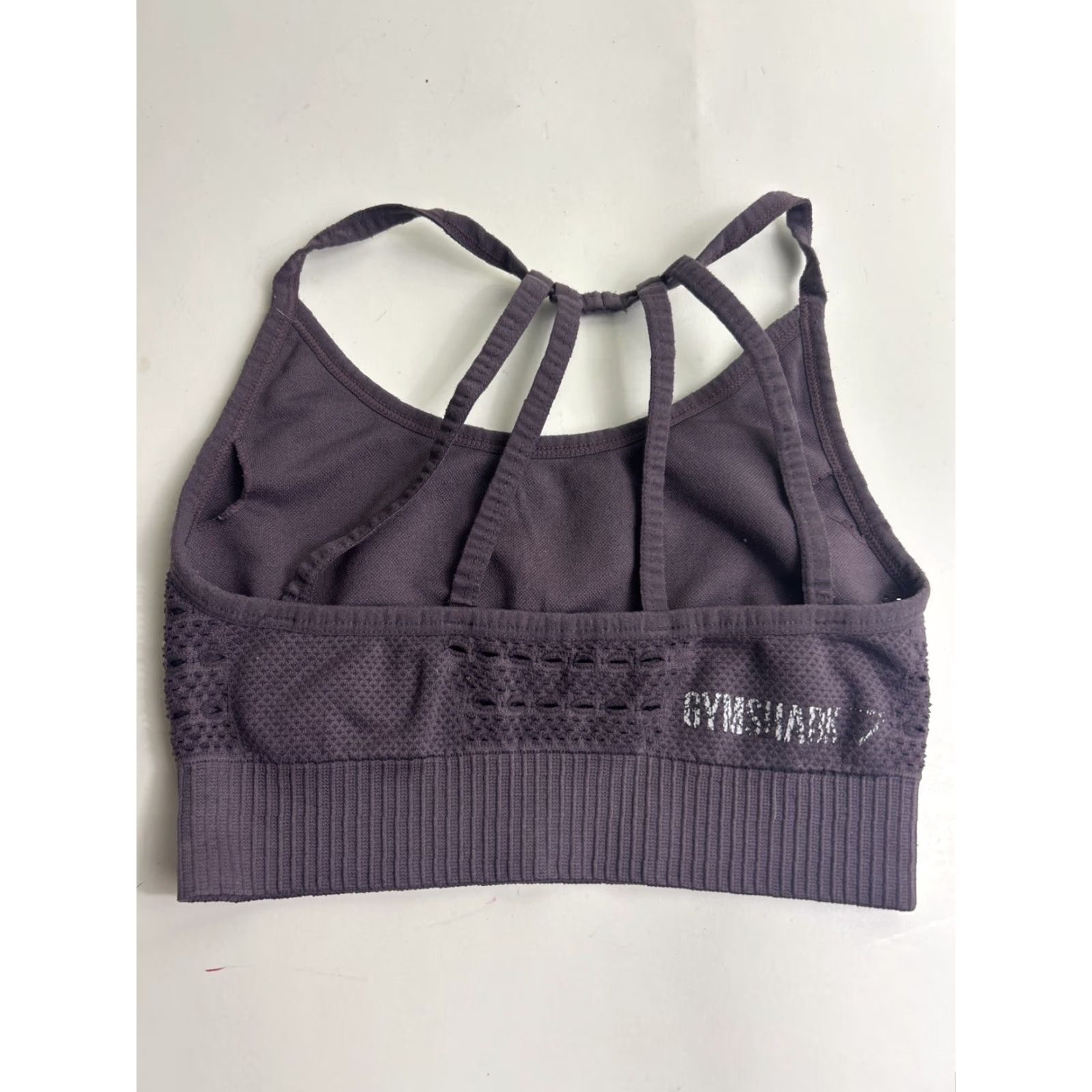 Gymshark Gymshark Women's S Energy Seamless Yoga Sports Strappy Bra Purple Size ONE SIZE - 7 Thumbnail