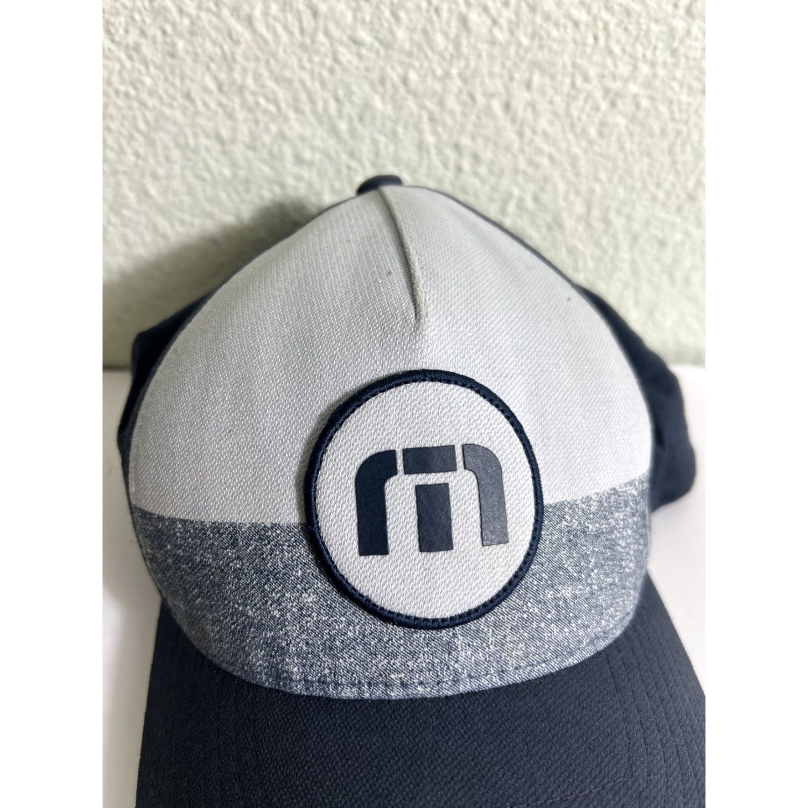 TravisMathew Travis Mathew Hat Cap Navy Adjustable Snapback Golf Golfer Blue Men Mens Adjustable Cap Snapback Travis Mathew Hat Blue Golf Cap Size ONE SIZE - 3 Thumbnail
