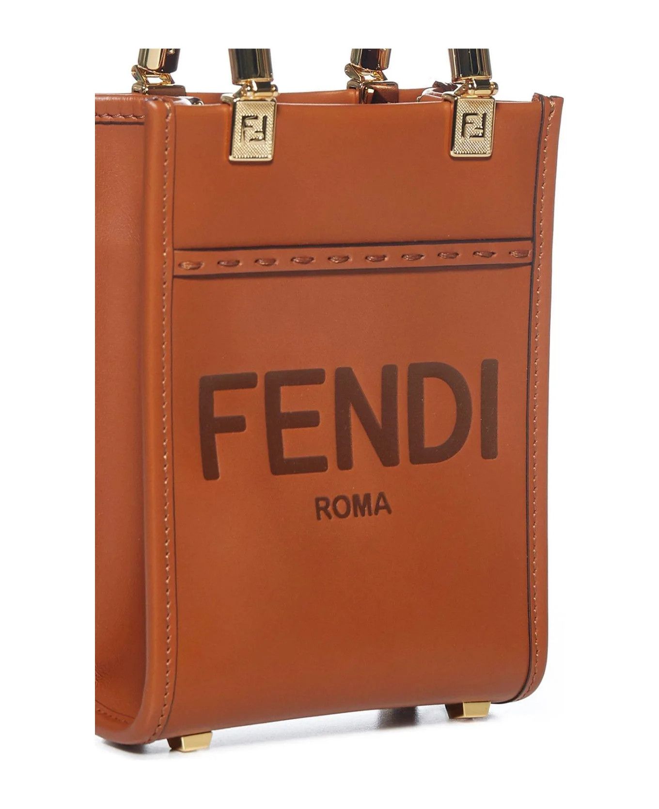 Fendi o1s1wg110326 Size: OS/Mini Sunshine Shopper in Brown Size ONE SIZE - 5 Thumbnail