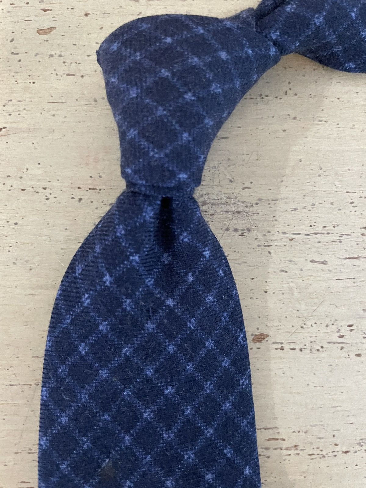 Ralph Lauren Black Label Check Print Wool-Silk Skinny Tie Size ONE SIZE - 6 Thumbnail
