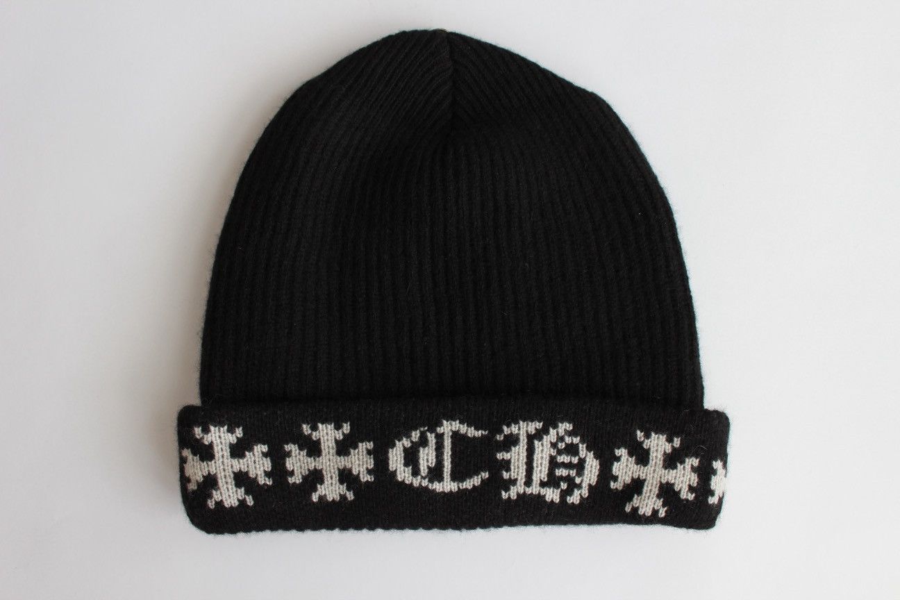 Chrome Hearts Chrome Hearts NYC Big Daddy Cashmere Beanie Size ONE SIZE - 3 Thumbnail