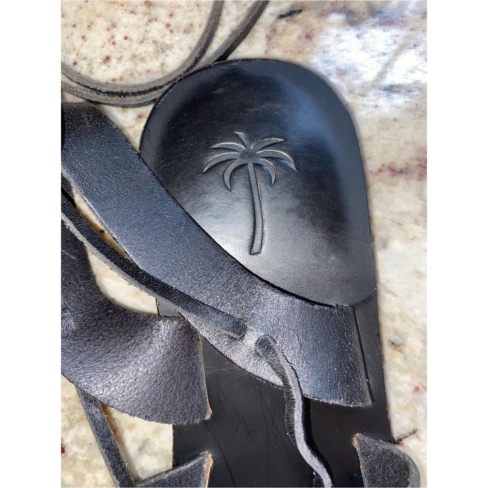 Tomas Maier Tomas Maier $425 Leather Gladiator Sandal Blk 10.5 Italy Size US 10.5 / IT 40.5 - 3 Thumbnail