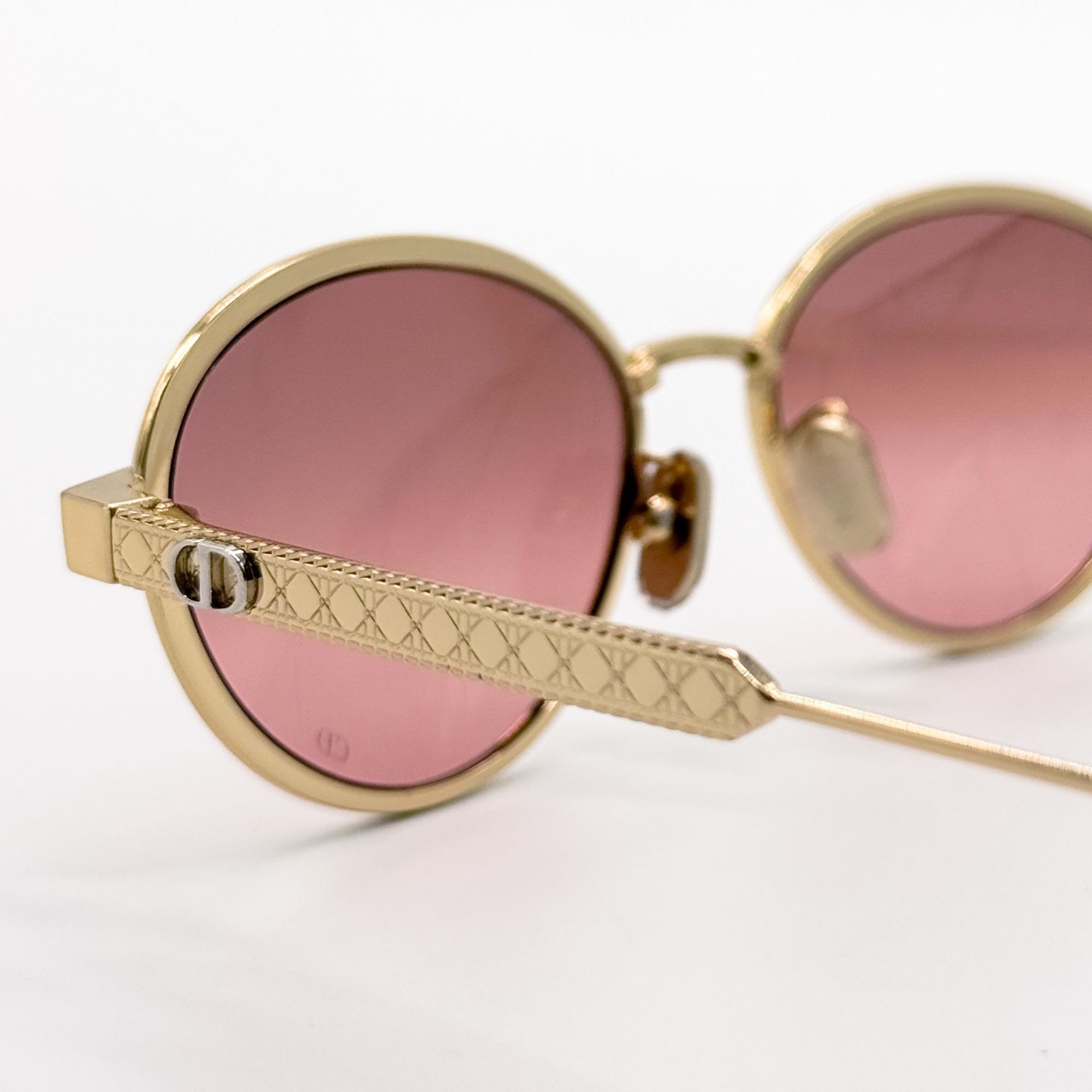 Dior NEW DIOR DIORCANNAGE R1U B0R6 SUNGLASSES WOMEN GOLD EYEWEAR Size ONE SIZE - 5 Thumbnail