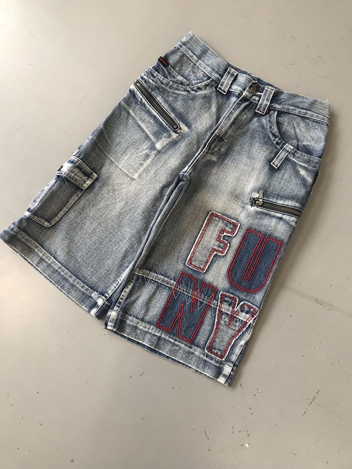 Crazy vintage Fubu denim short