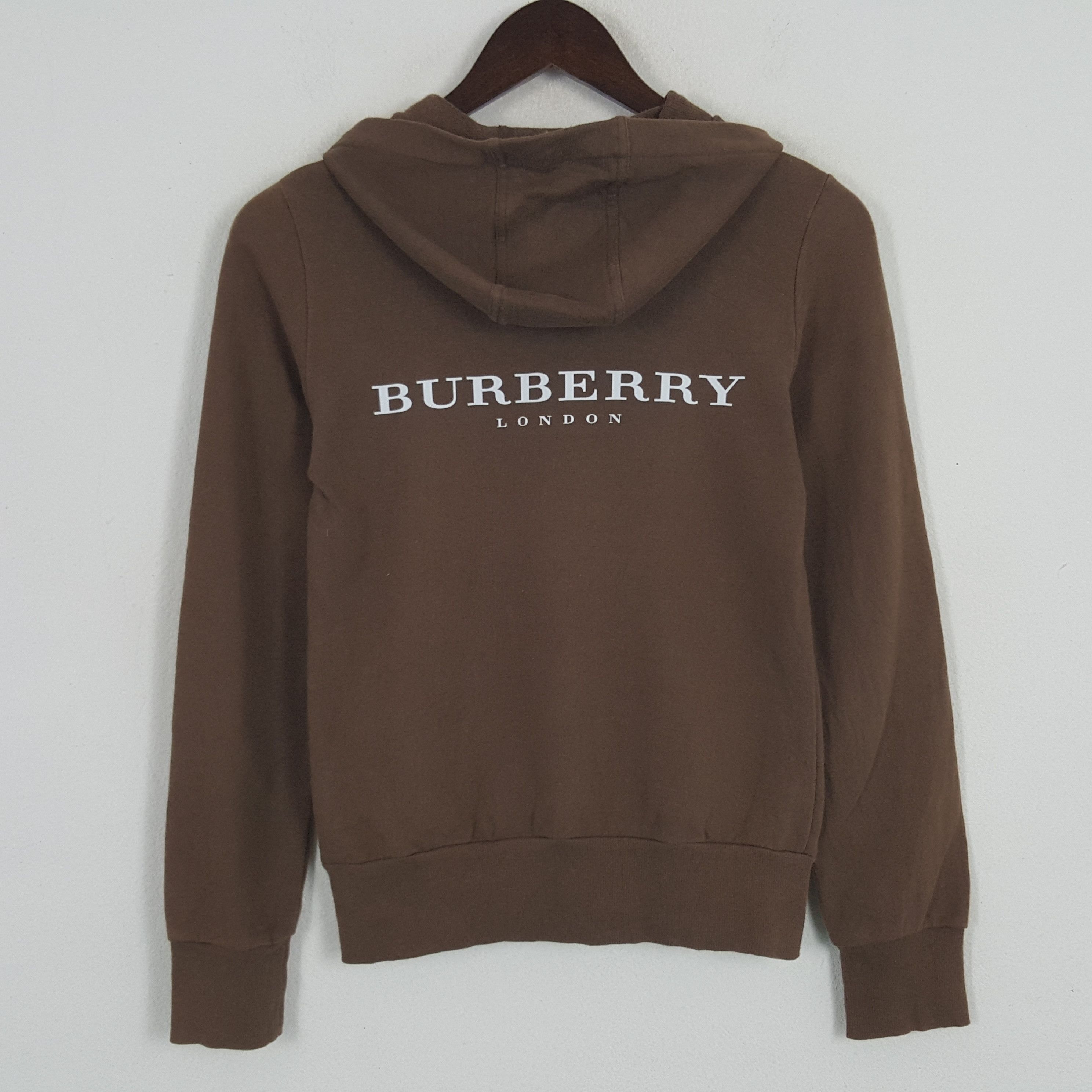 Burberry × Vintage Vintage Burberry Blue Label Custom Spell Out Jacket Hoodies Size XS / US 0-2 / IT 36-38 - 1 Thumbnail