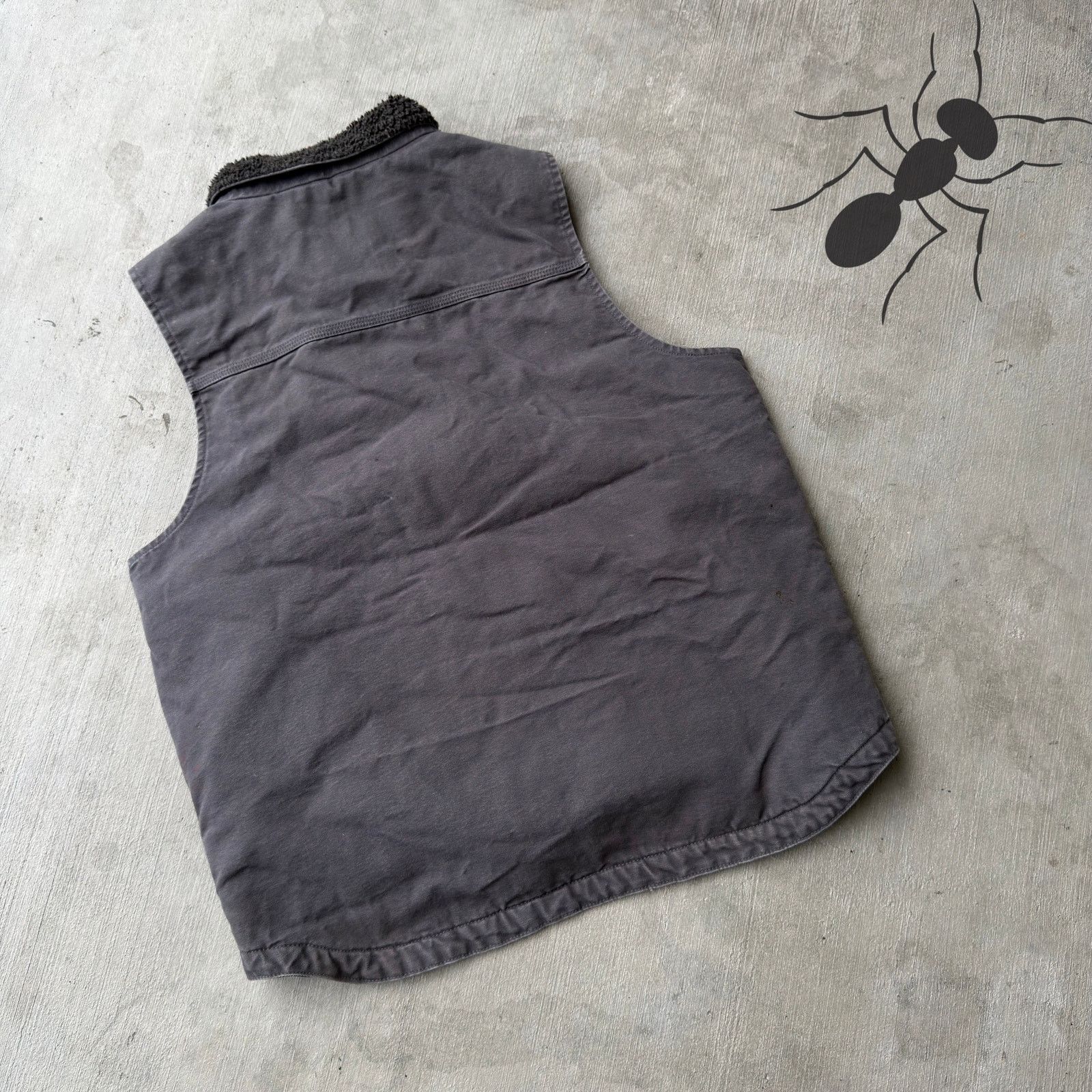 Carhartt × Vintage Carhartt GVL gray work wear vest Size US M / EU 48-50 / 2 - 4 Thumbnail