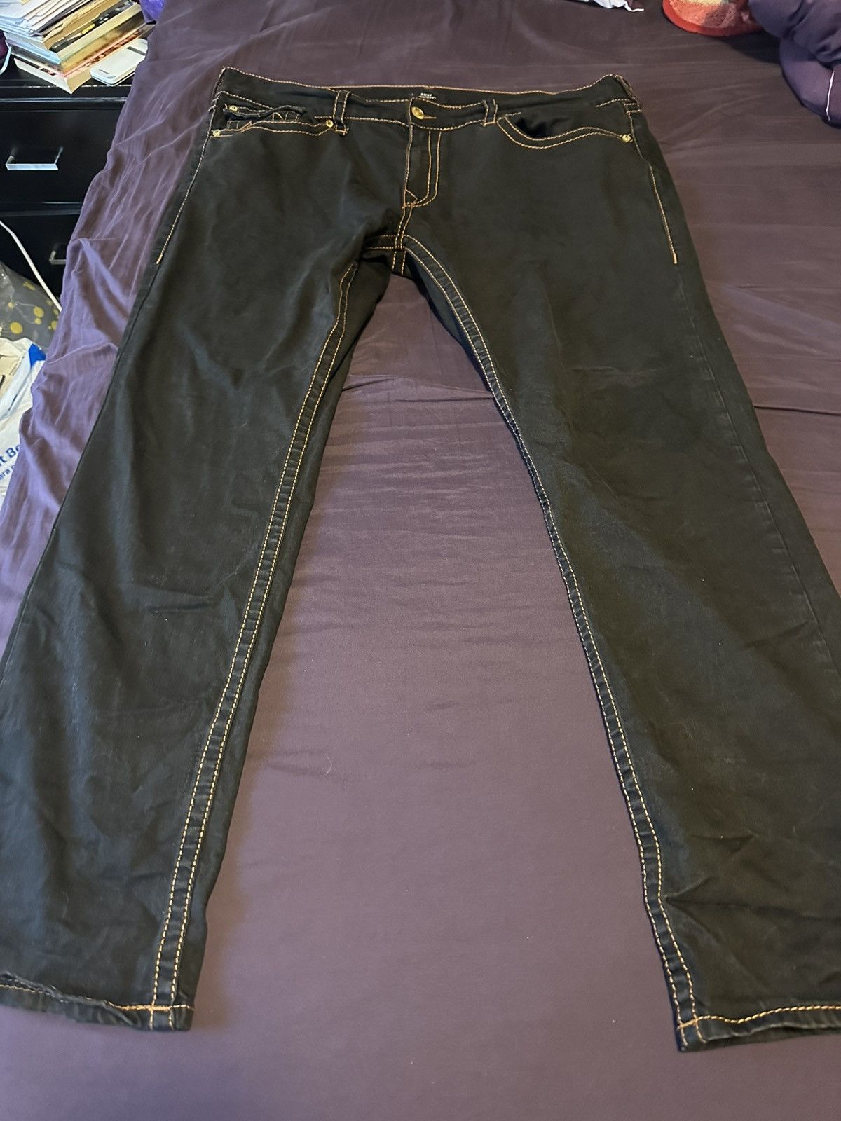 True Religion True Religion Black Denim Size US 42 / EU 58 - 1 Thumbnail