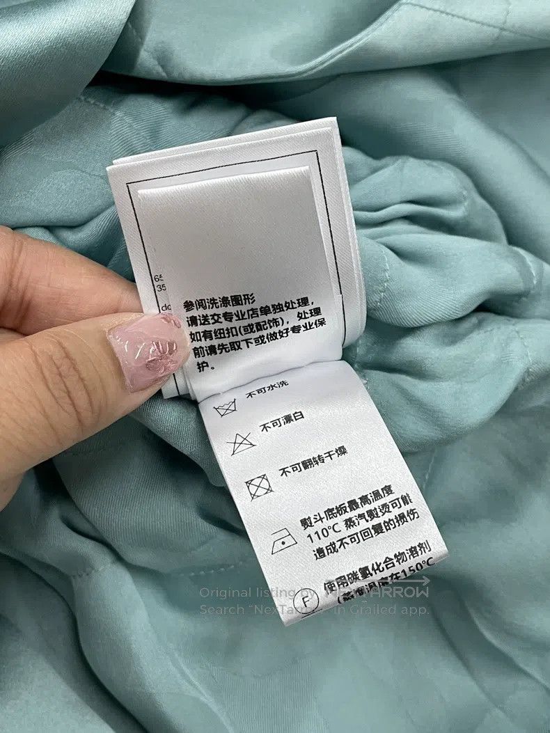 Chanel Chanel Lake green silk hooded jacket Size XS / US 0-2 / IT 36-38 - 9 Thumbnail