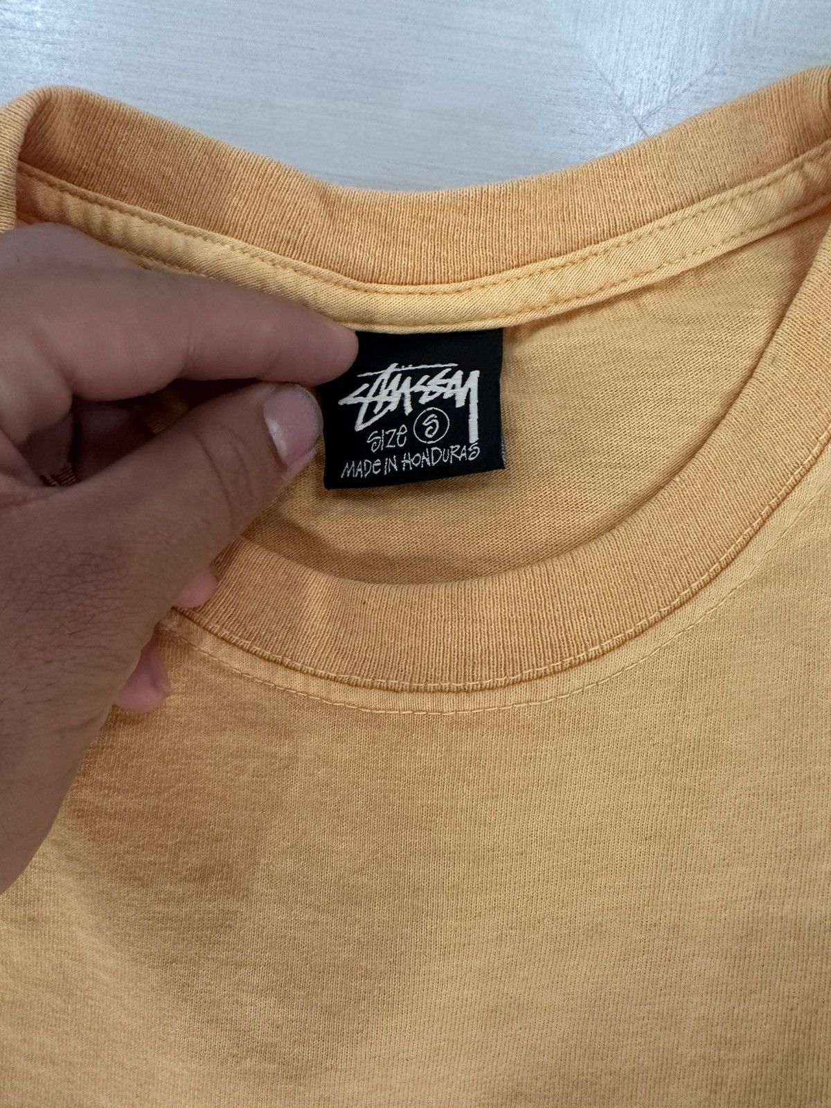 Stussy Stussy 8 Ball Orange Pigment Dyed Tee size small used FW24 Size US S / EU 44-46 / 1 - 5 Thumbnail